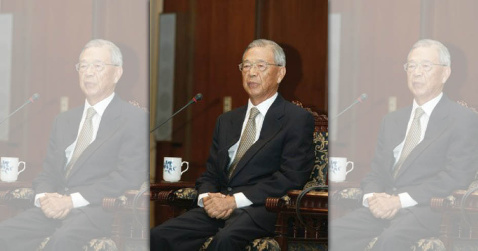 前外長丁懋時病逝。（翻攝畫面）