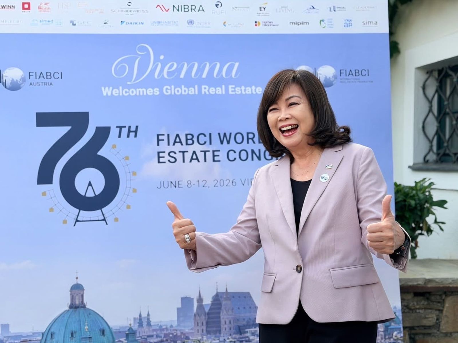 台灣女建商掌舵地產聯合國1/布局13年 她從總機小姐做到世界不動產聯盟總會長 聯合國也要諮詢她