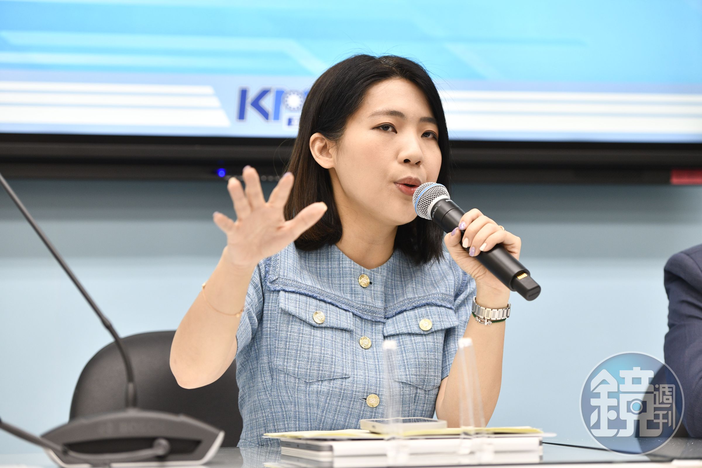 國民黨立委徐巧芯出席「美台國防工業會議」，卻遭臉書粉專「老波the No-Filter Generalist」爆料把會談當個人秀，還失態大爆走。（本刊資料照）
