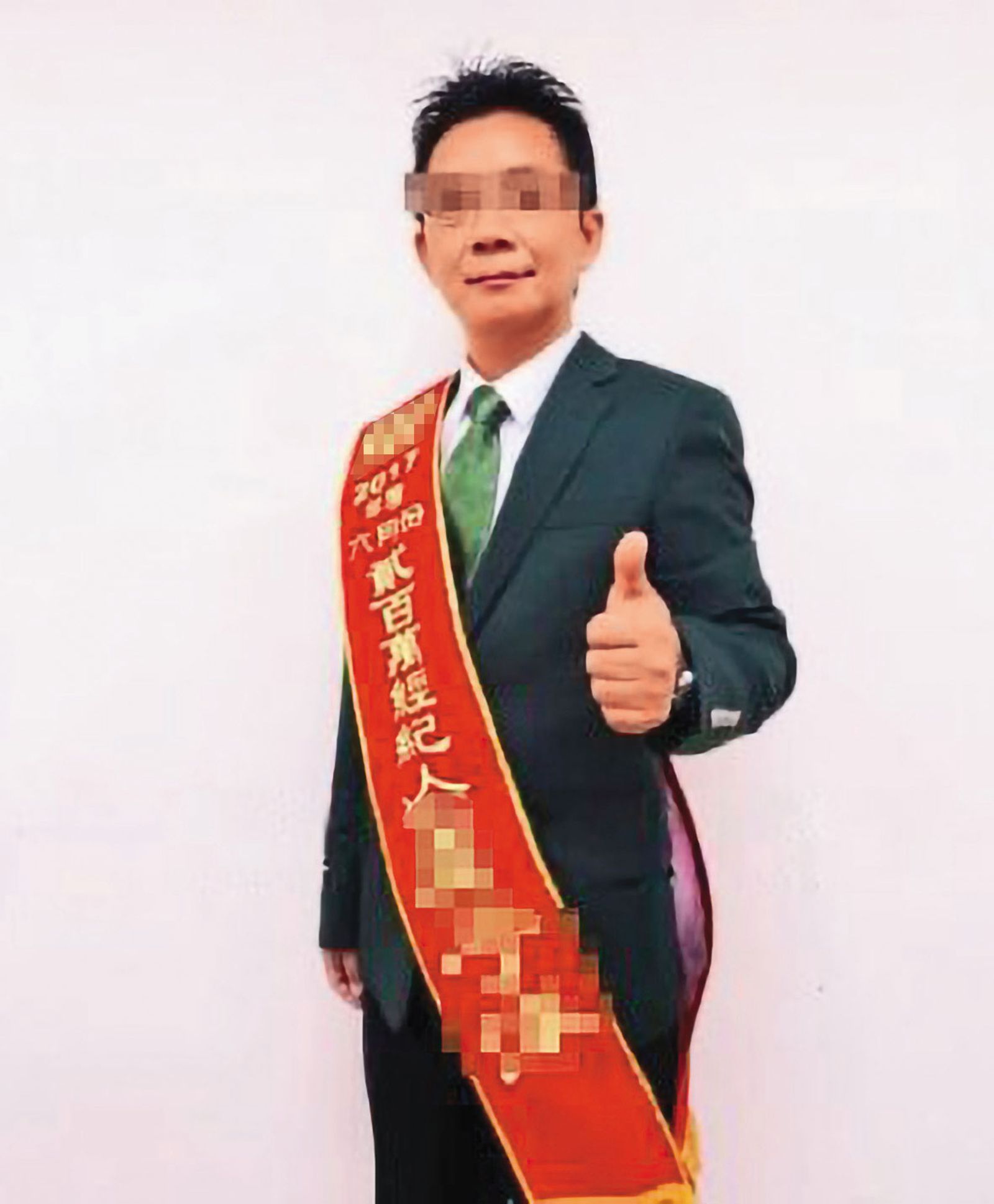 鄺男(圖)持噴槍殺害三歲女童,最後遭判十年定讞。(翻攝鄺男臉書)