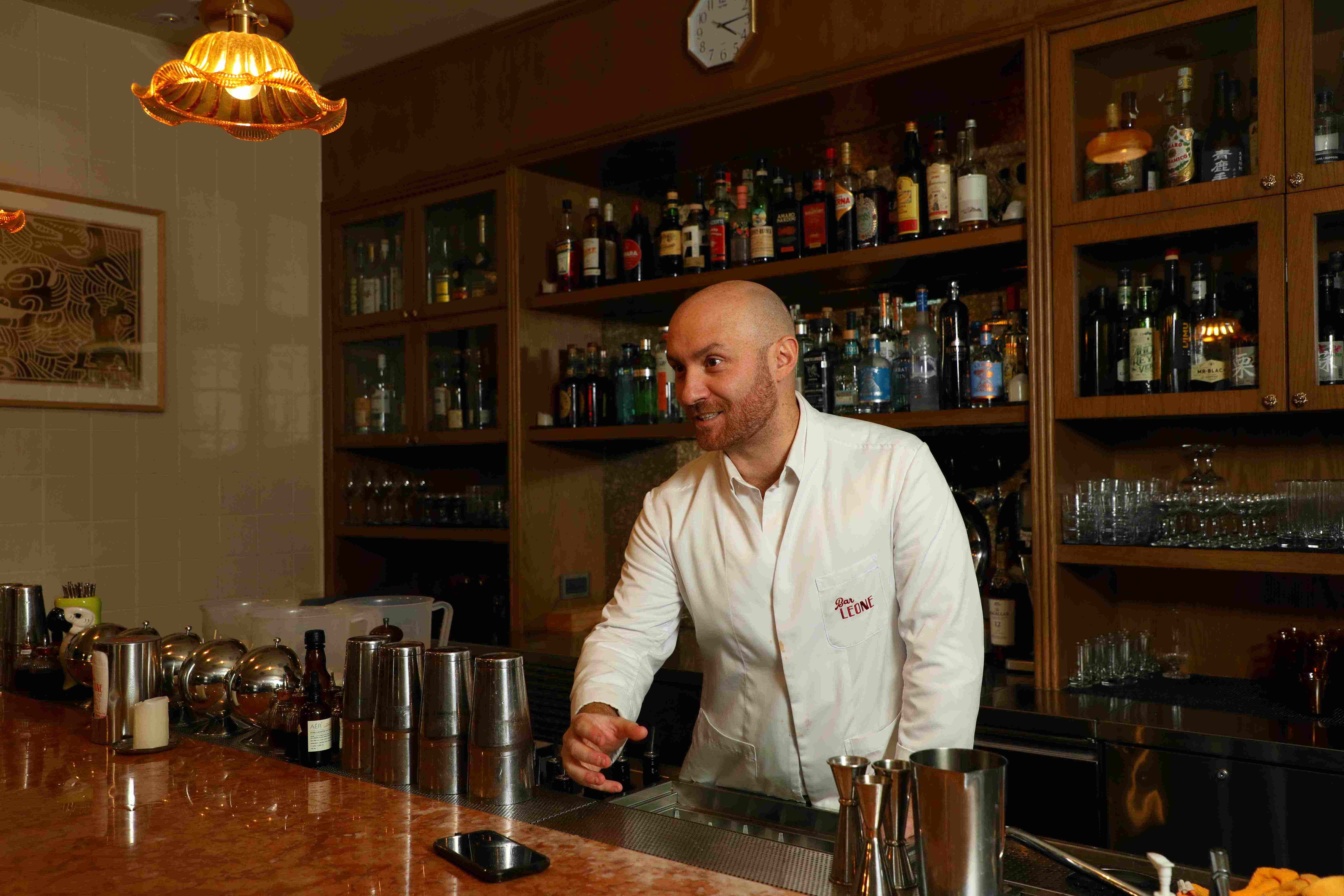 由來自義大利的Lorenzo Antinori打造的Bar Leone，目前在世界50大酒吧中排名第一。