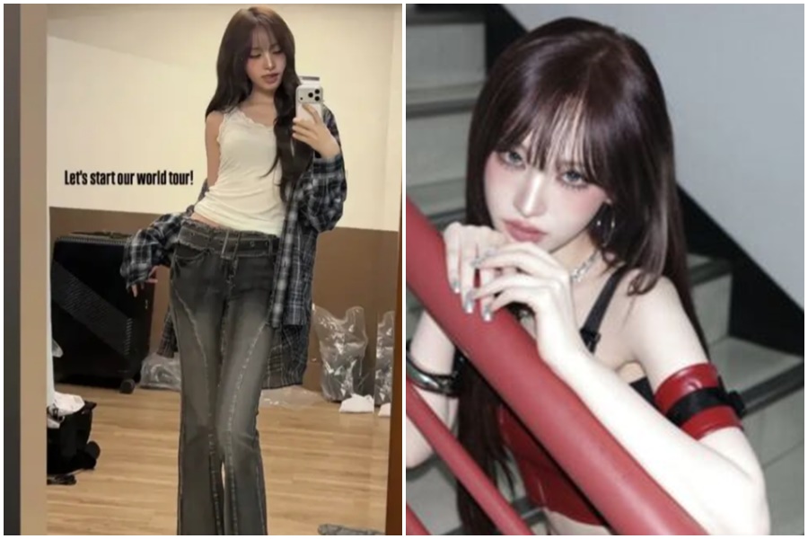 Liz被爆「借穿不還」對話流出，引發軒然大波。（翻攝自theqoo）