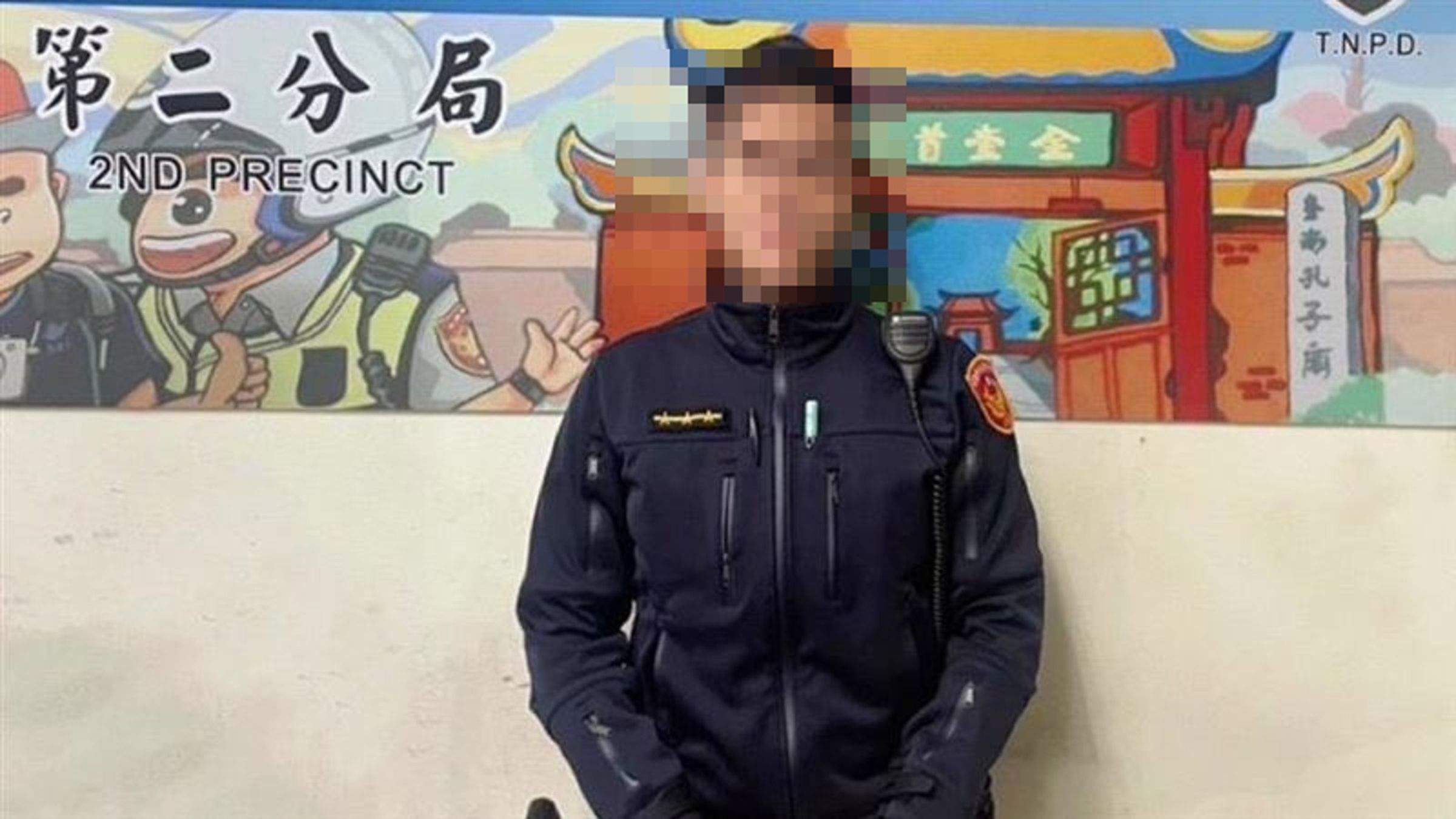 黃姓員警涉嫌包庇心儀女子逃酒駕開罰。(翻攝畫面)