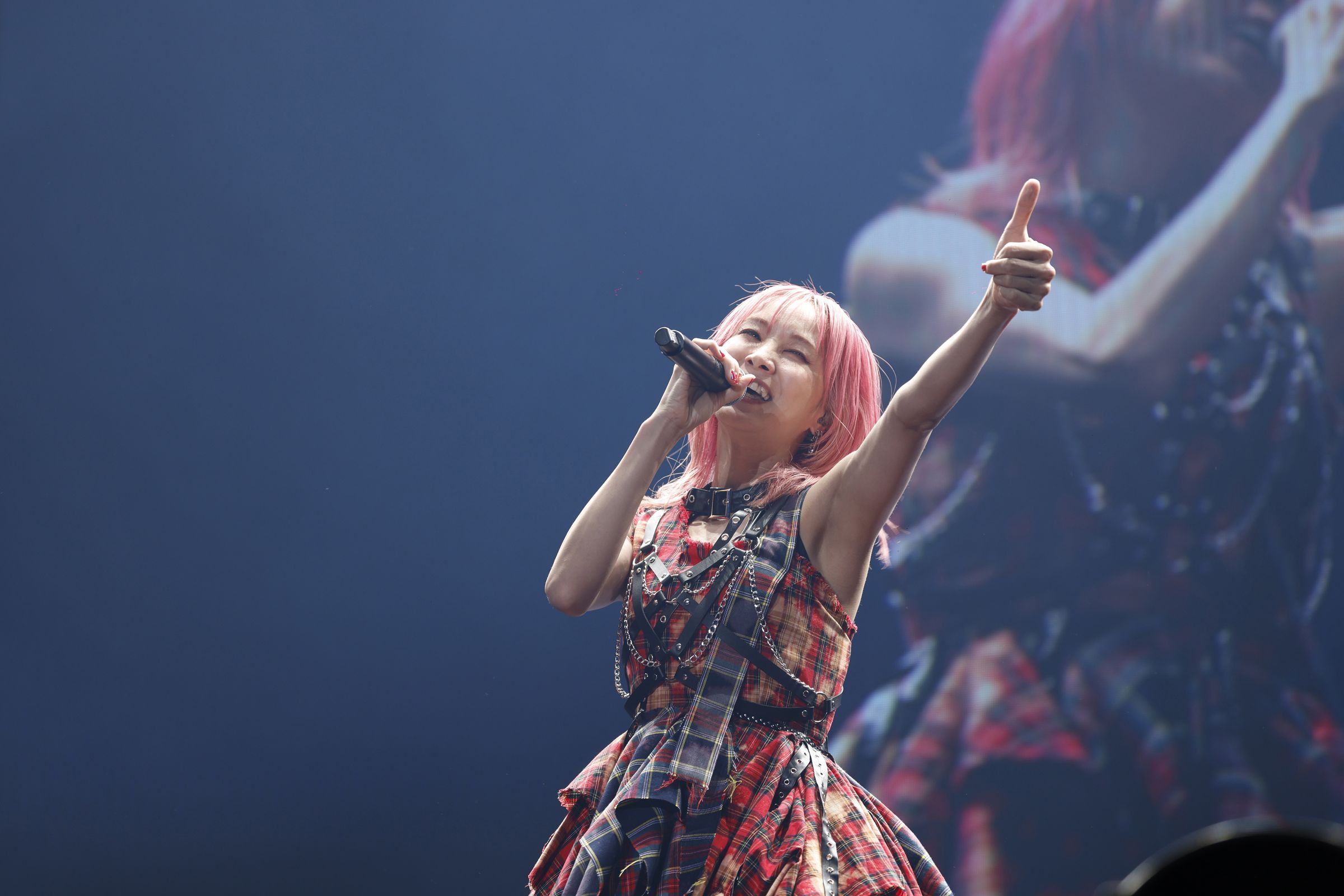 秒殺歌姬LiSA於林口體育館舉辦個人演唱會讓9,000名歌迷聽好聽滿。（好玩國際文化提供）