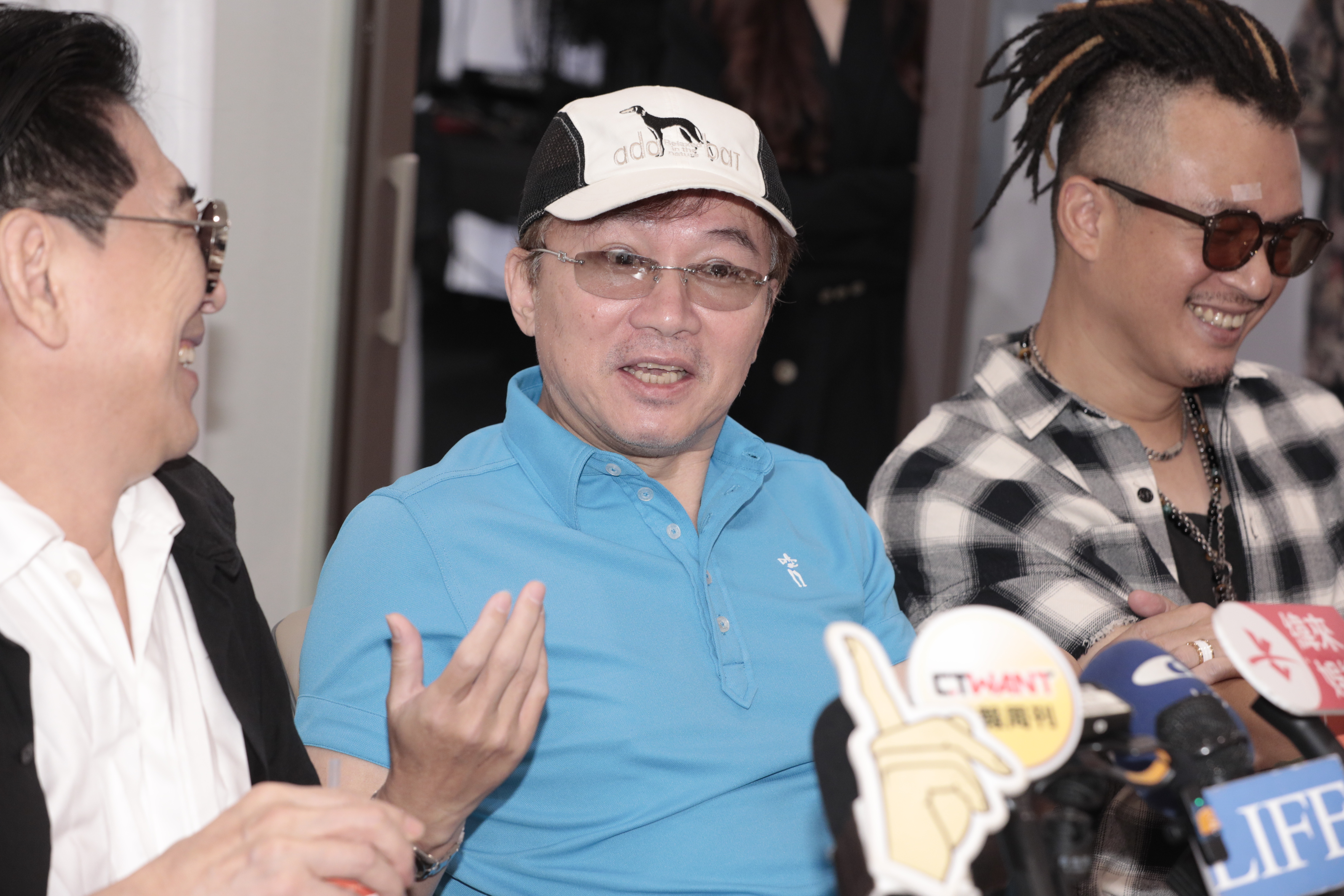 孫鵬這幾天陪兒子孫安佐運動，坦言若孫安佐把他的面容刺青在身上，他會感動到馬上把財產都給兒子。