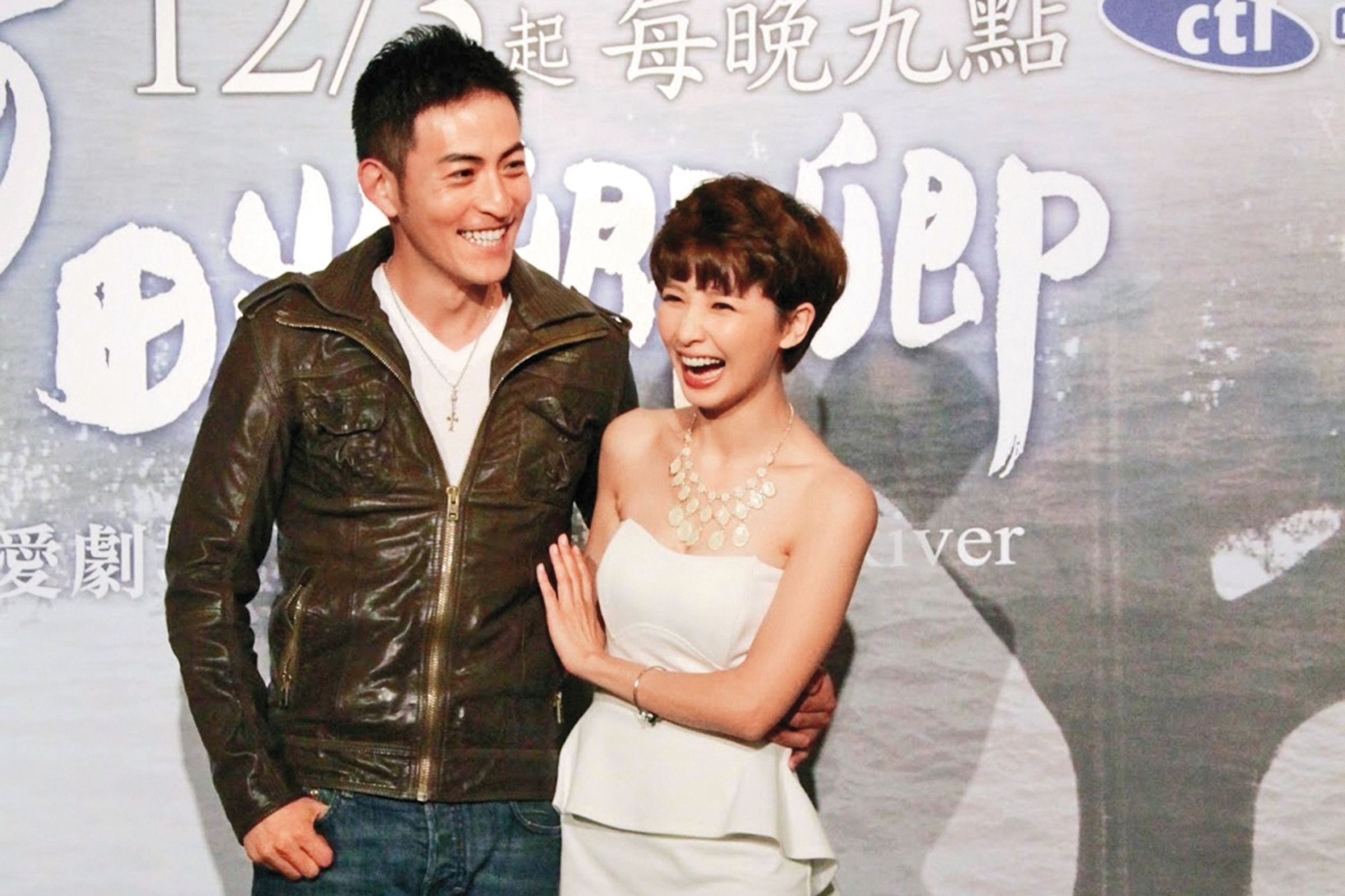 趙駿亞(左)和吳婉君(右)結識多年,2014年曾在戲劇《河畔卿卿》中飾演夫妻。(大愛提供)