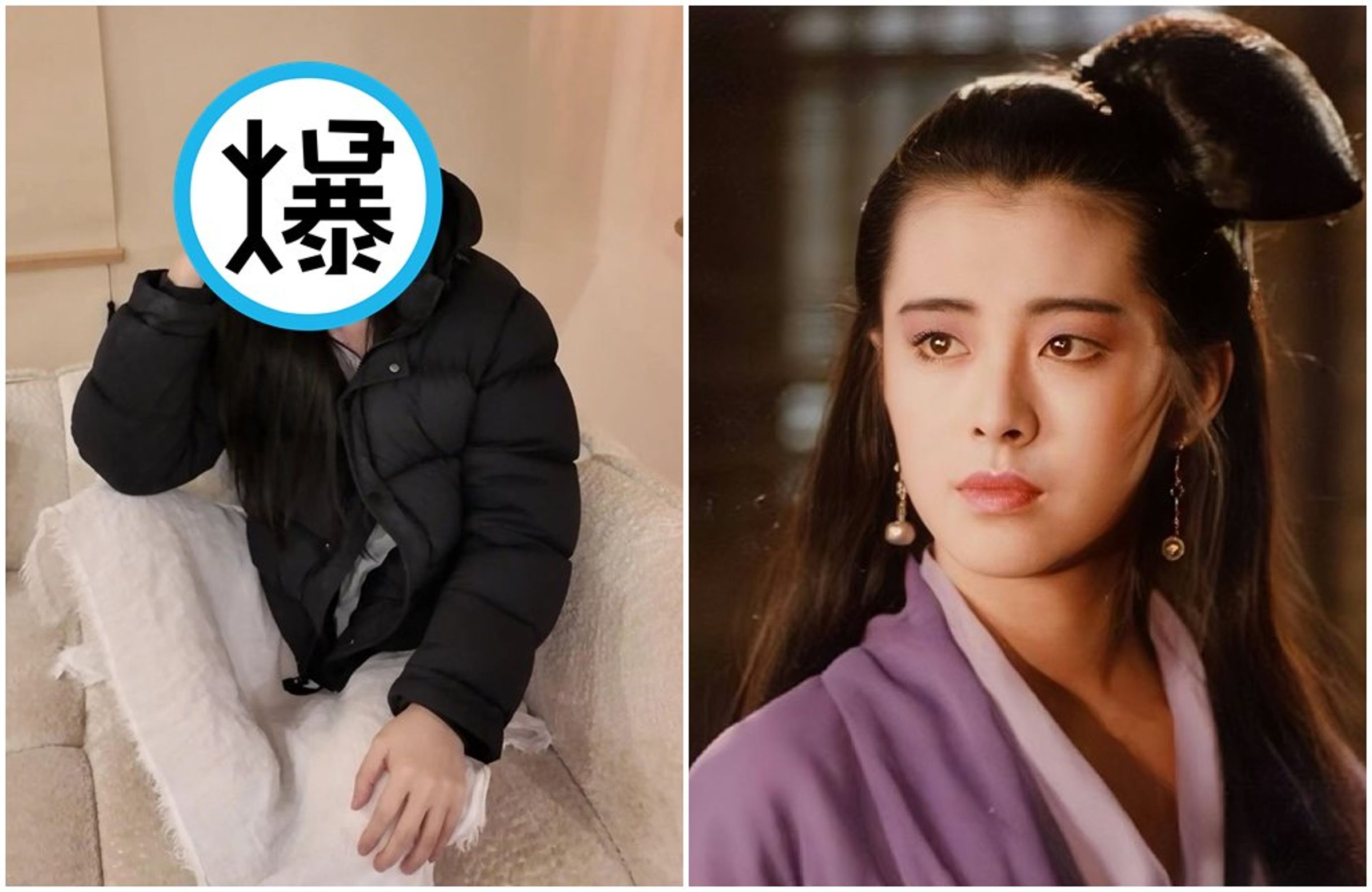 王祖賢久違和粉絲分享近照,祝大家耶誕節快樂。(翻攝百度王祖賢吧、網路照片)