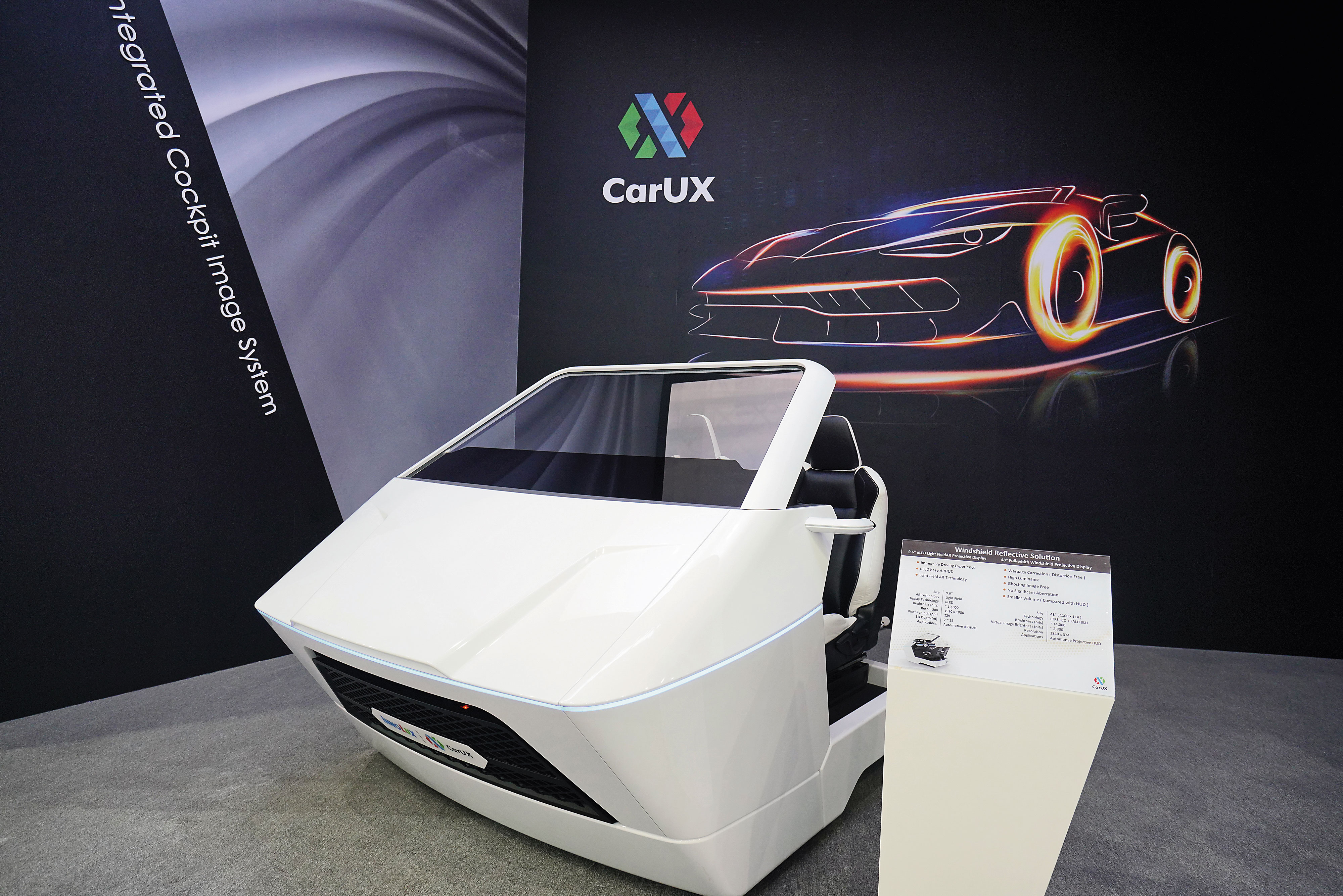 群創2019年拆分車用事業，成立子公司CarUX攻座艙顯示器。