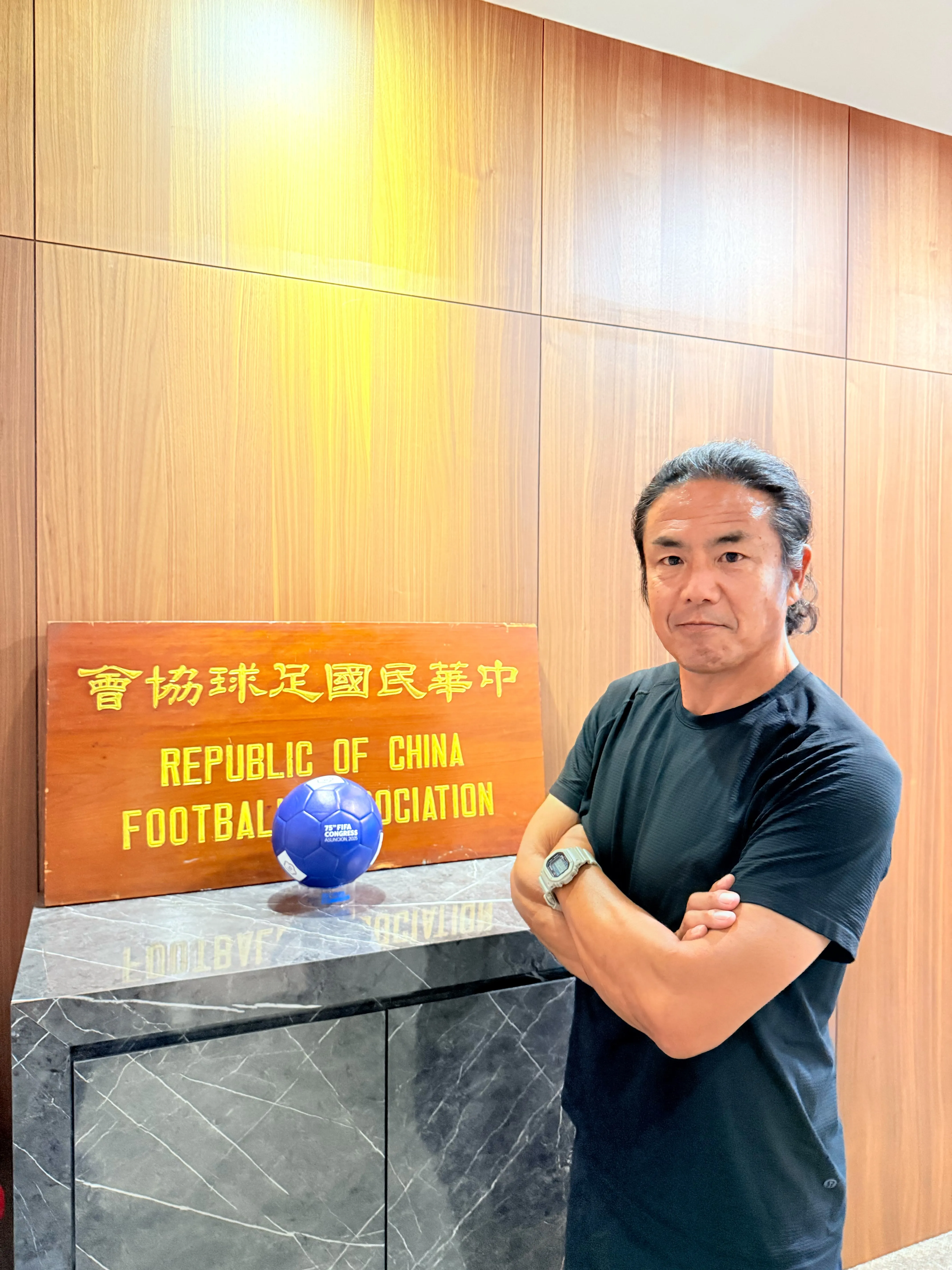 龜谷誠教練來台擔任青訓總監，負責菁英計畫2.0的總教練工作（中華民國足球協會提供）