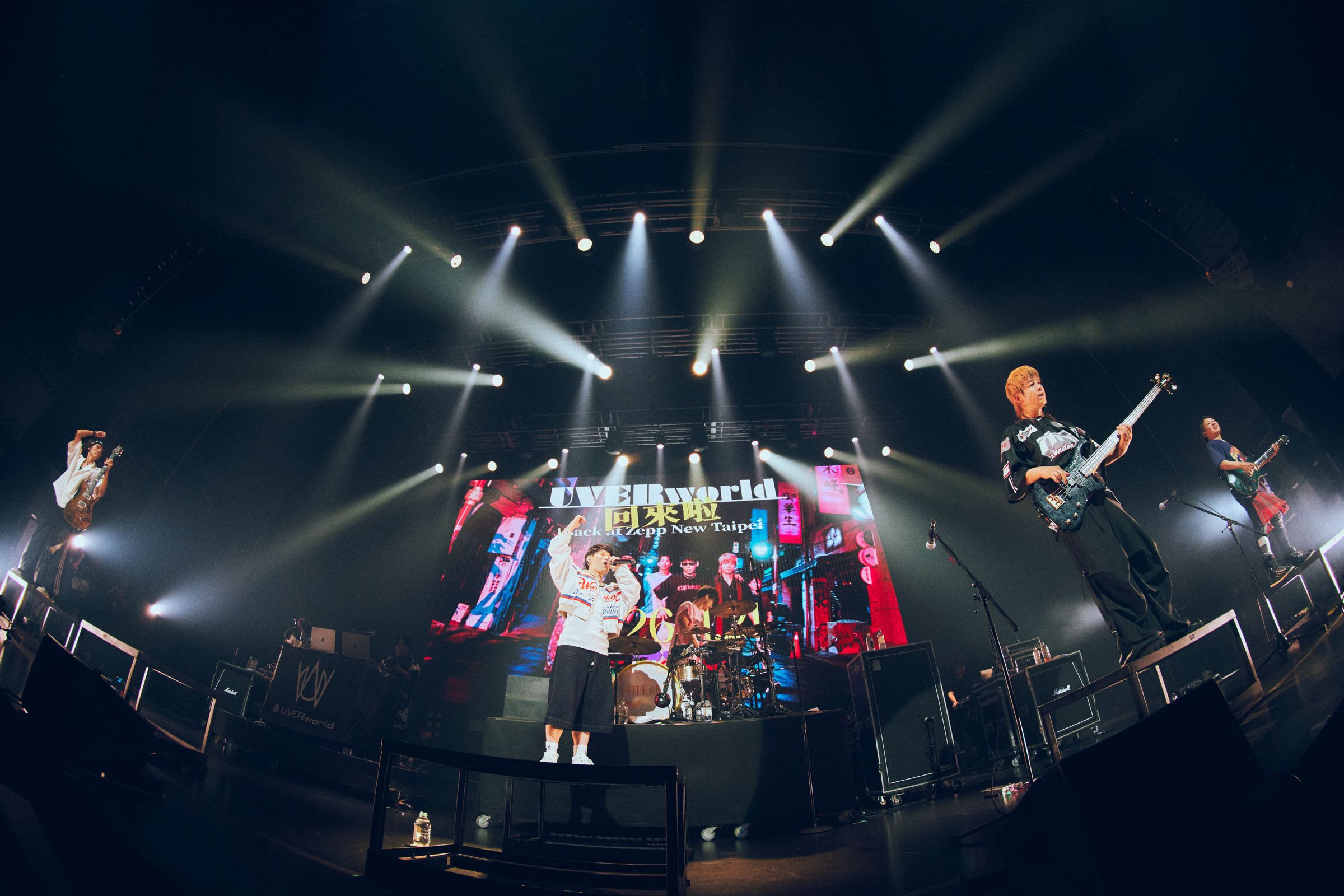 「Central Music & Entertainment Festival 2026」台北場昨晚登場,UVERworld、yama、jo0ji輪番帶來精彩演出。(好玩專賣店提供)