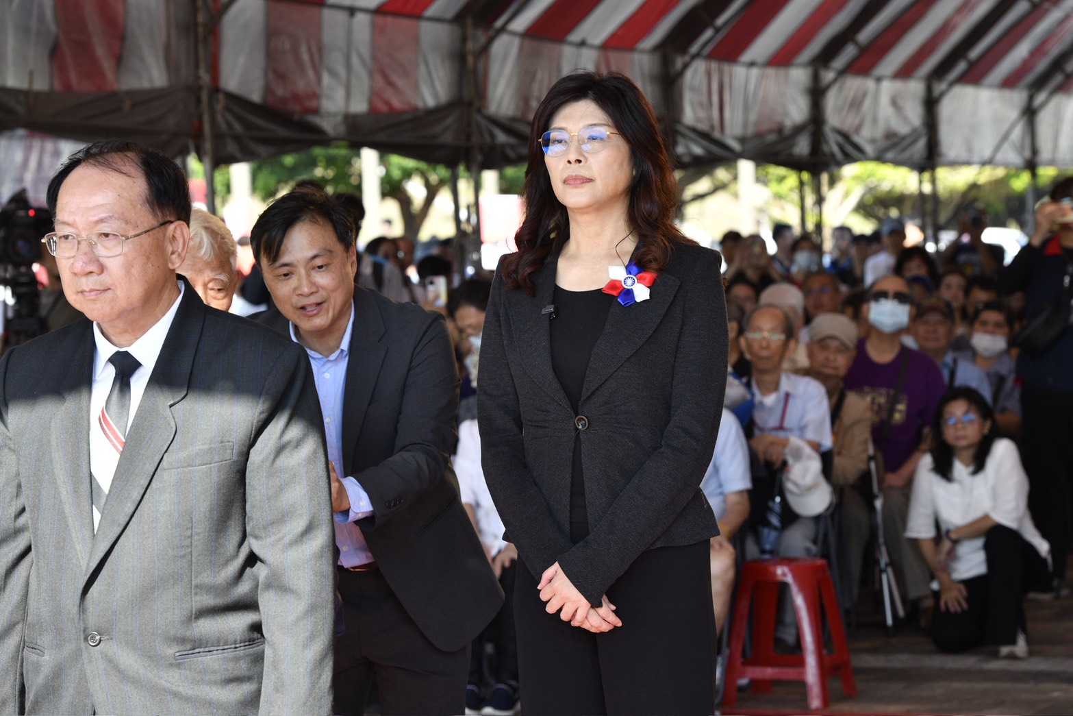 鄭麗文出席白色恐怖受難者秋祭致詞，強調活動「遭嚴重誤導」，並重申吳石是情報員、非政治犯。