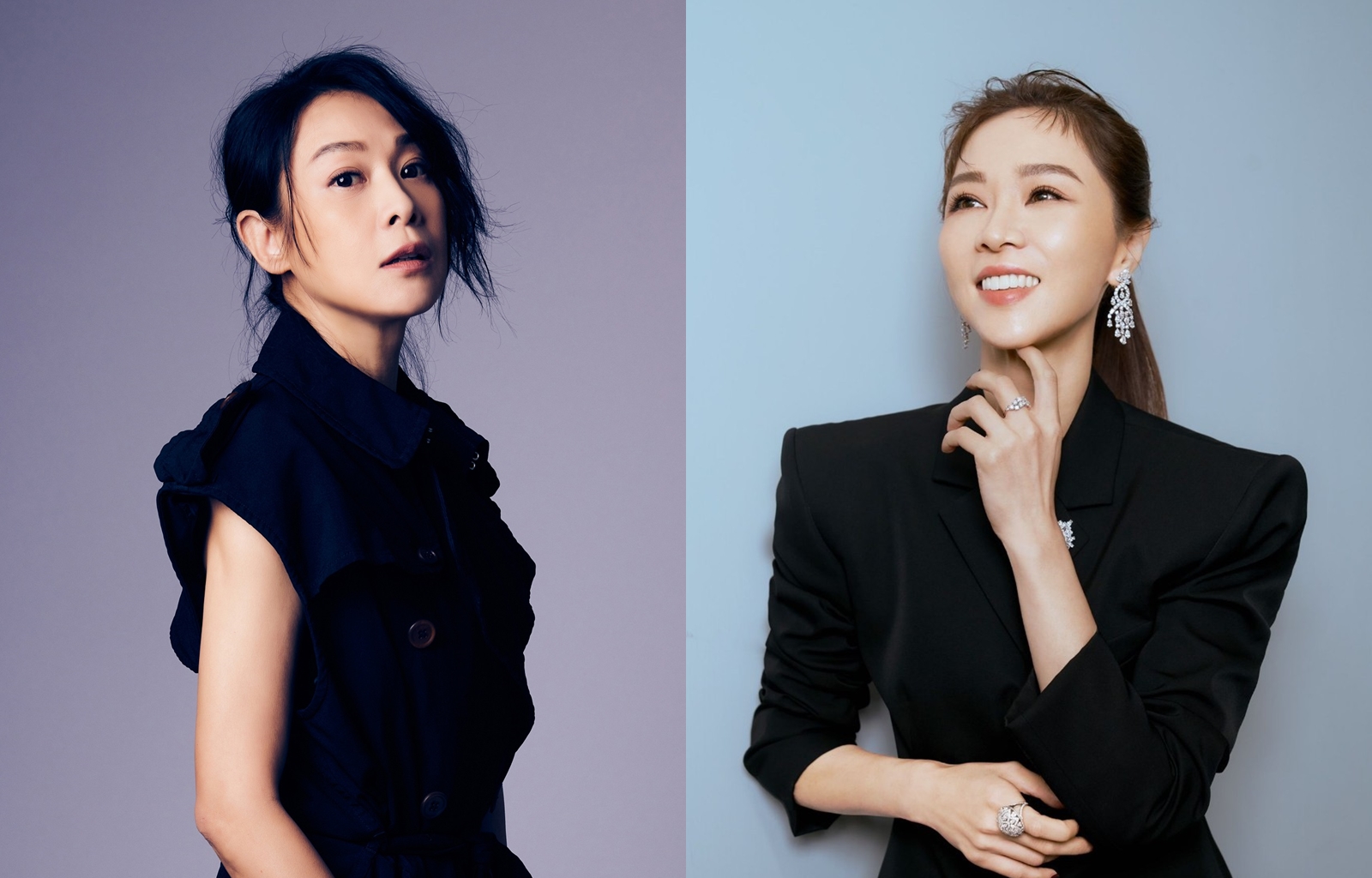 劉若英（左）首次擔任華語影集編導，邀請影后謝盈萱（右 ）挑大梁。（Netflix提供）