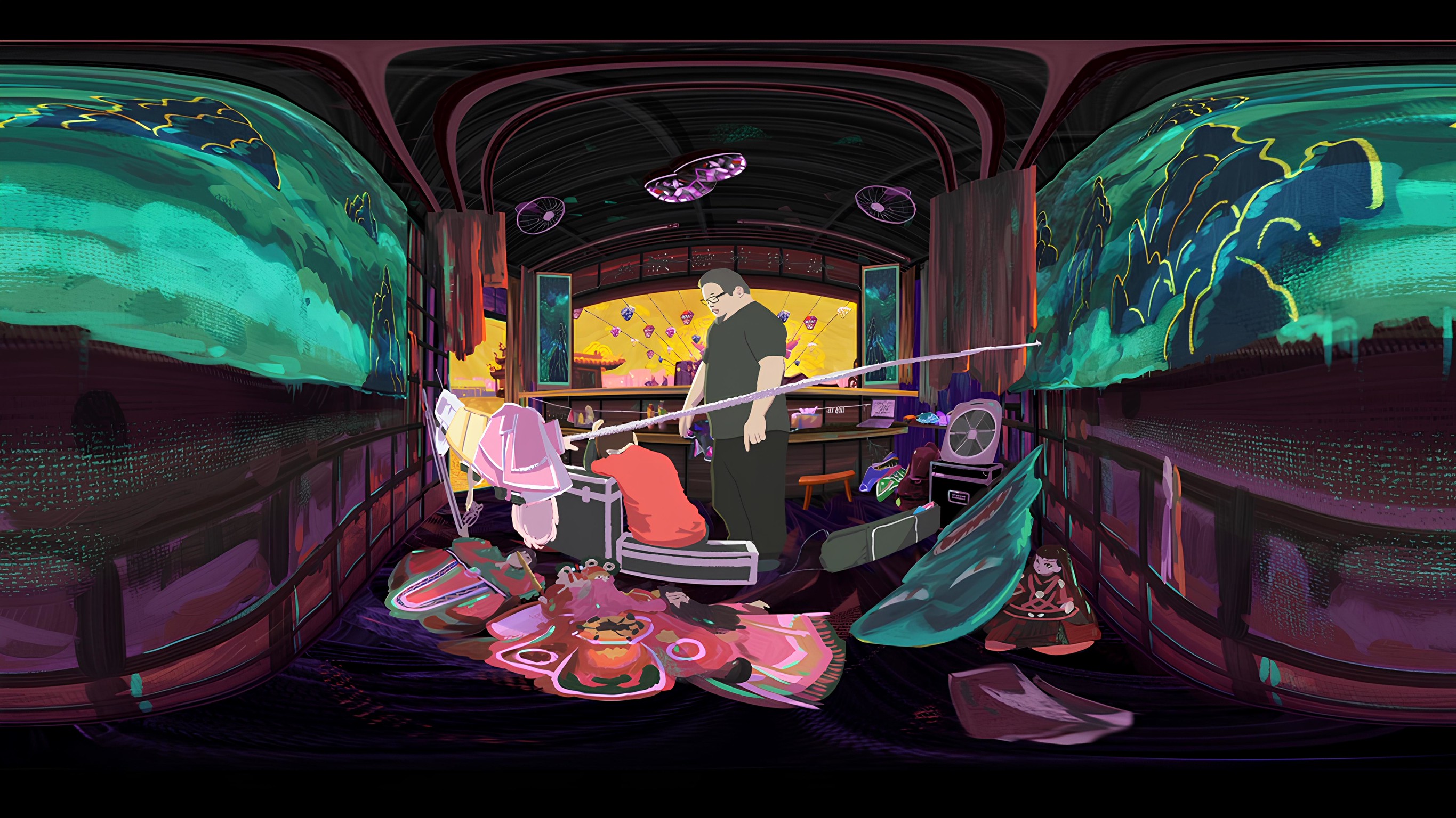 《八洞妖》入選 2025安錫國際動畫影展 VR Works競賽單元。（文策院提供）