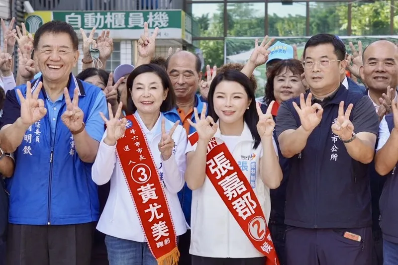 張嘉郡抽2號喊勝利在握　合體黃尤美斗六車掃拚勝選