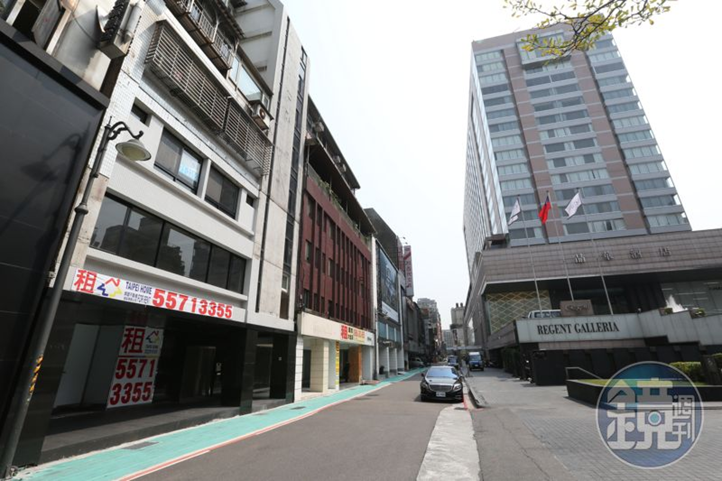 晶華商圈「精品一條街」近年榮景不再,許多房東被迫降租消化閒置店面。(示意圖,本刊資料照)