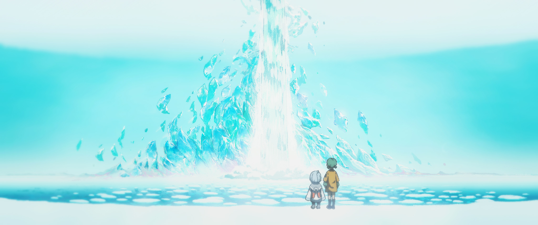 《世外》以柔和、帶有童趣的視覺風格呈現沉重的議題。（甲上娛樂提供）
