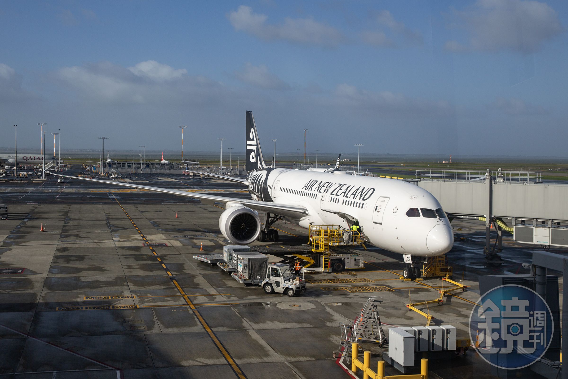 紐航以全新改裝的B787-9夢幻客機執飛台北—奧克蘭航線,從機艙、座椅到餐飲服務都重新打造。