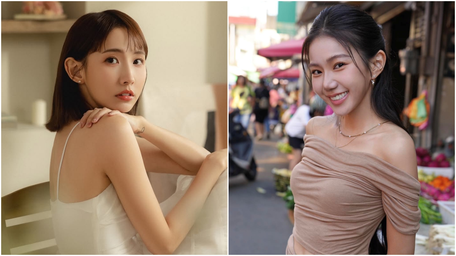 「潔哥」李秉潔酸說，粿粿可與家寧組團，畢竟黑紅也是紅。（翻攝粿粿IG、家寧臉書）