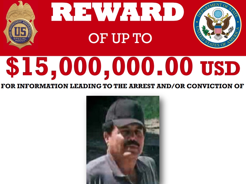 墨西哥大毒梟伊斯梅爾·「五月」·贊巴達近日傳出被捕的消息。（翻攝自U.S. Department of State (.gov)）