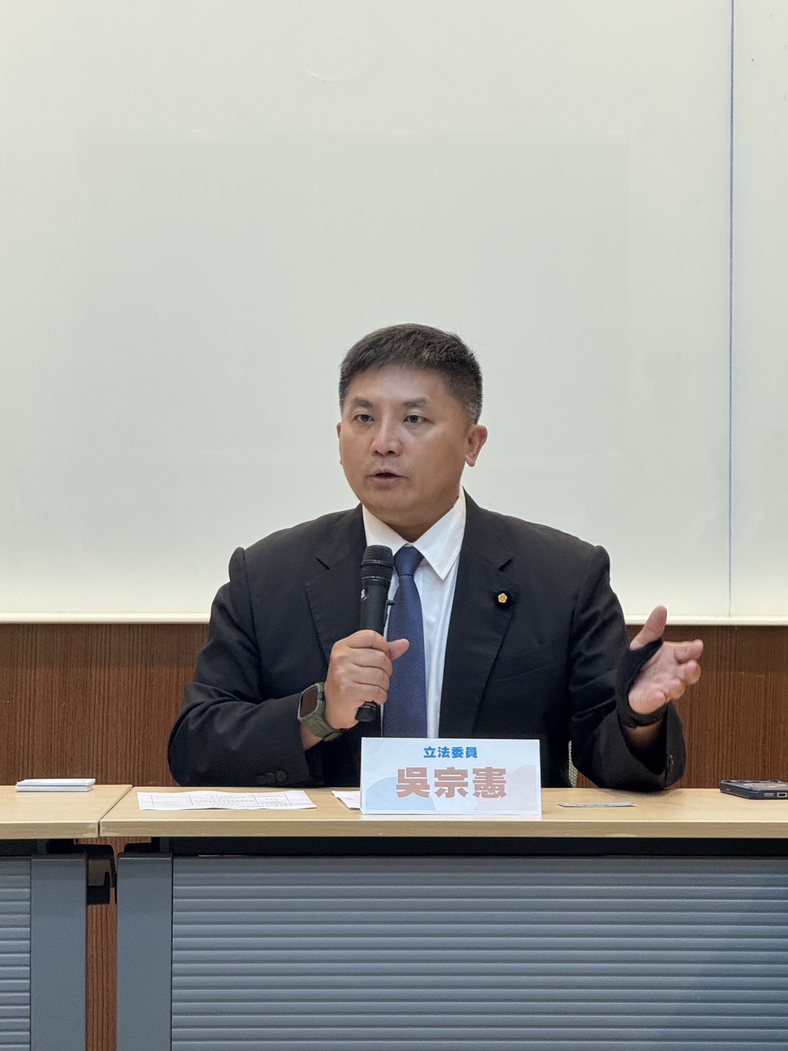 國民黨立委吳宗憲有意角逐宜蘭縣長寶座。（翻攝吳宗憲臉書）