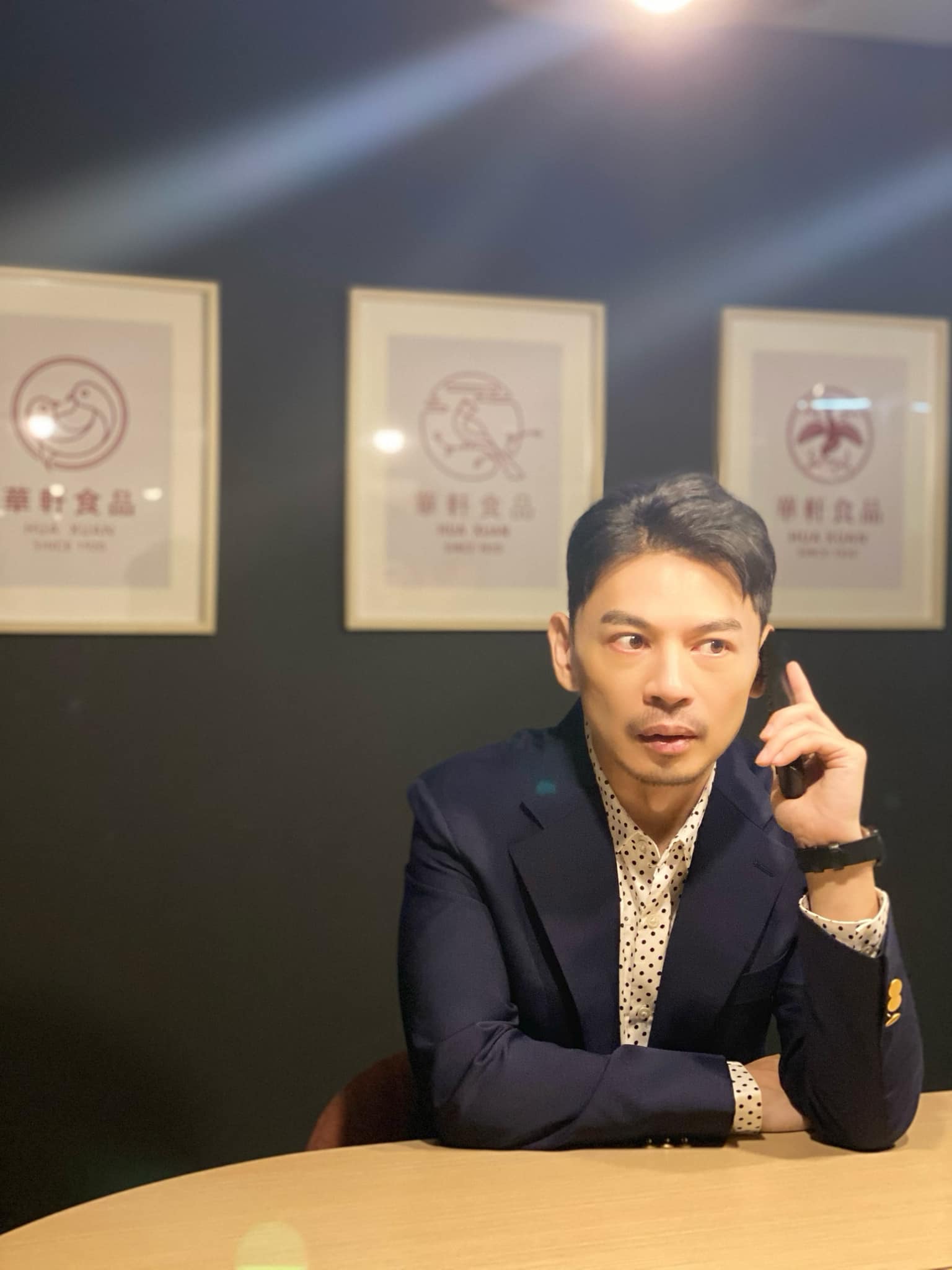 阿Ken拍電影堅持時間要求。(翻攝自阿Ken臉書)