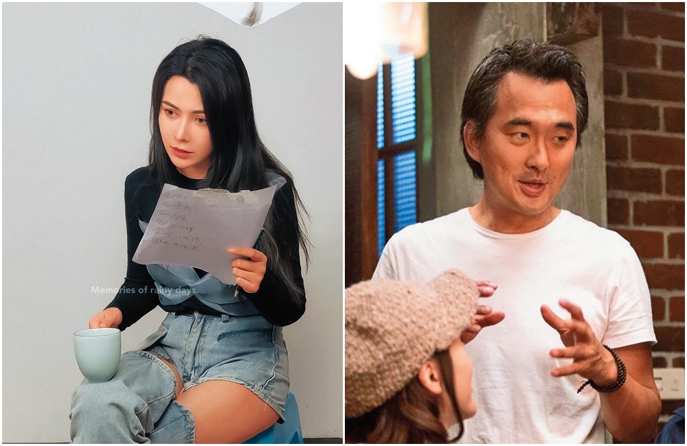 尚娜與蔡岳勳的傳聞傳回台灣，而且消息來源的背景頗為多元。（左圖翻攝自尚娜微博、右圖翻攝自于小惠微博）