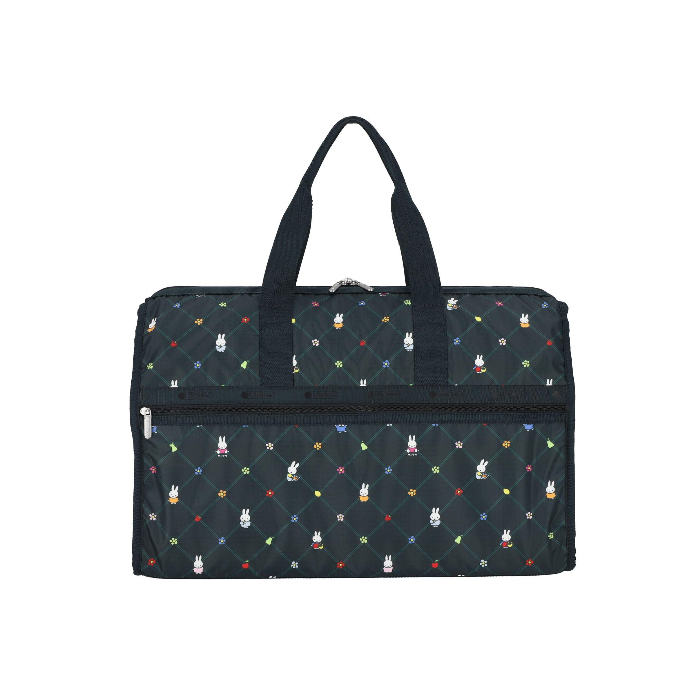 Miffy果漾花語奢華大型旅行袋。NT$8,800（藍鐘提供）