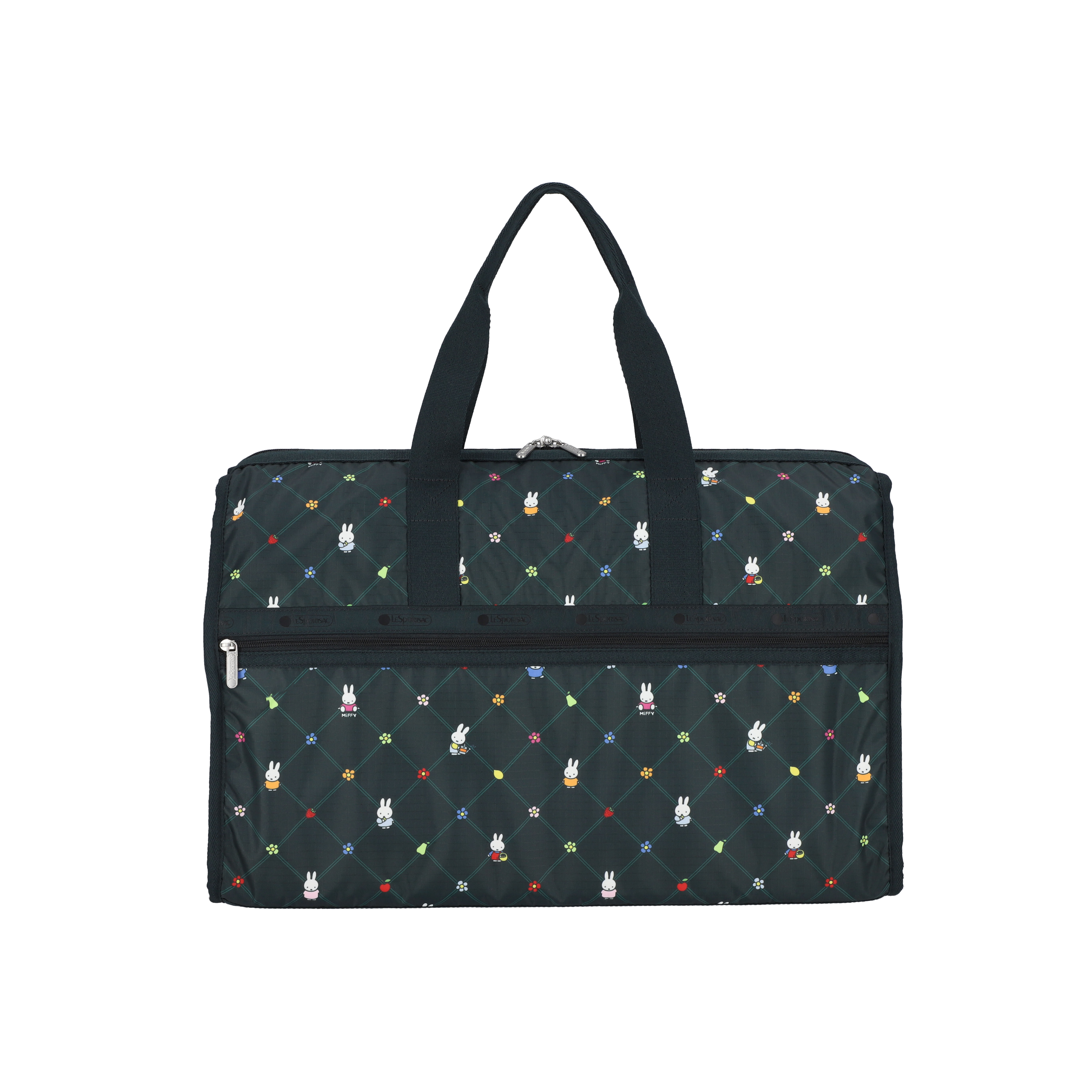 Miffy果漾花語奢華大型旅行袋。NT$8,800(藍鐘提供)