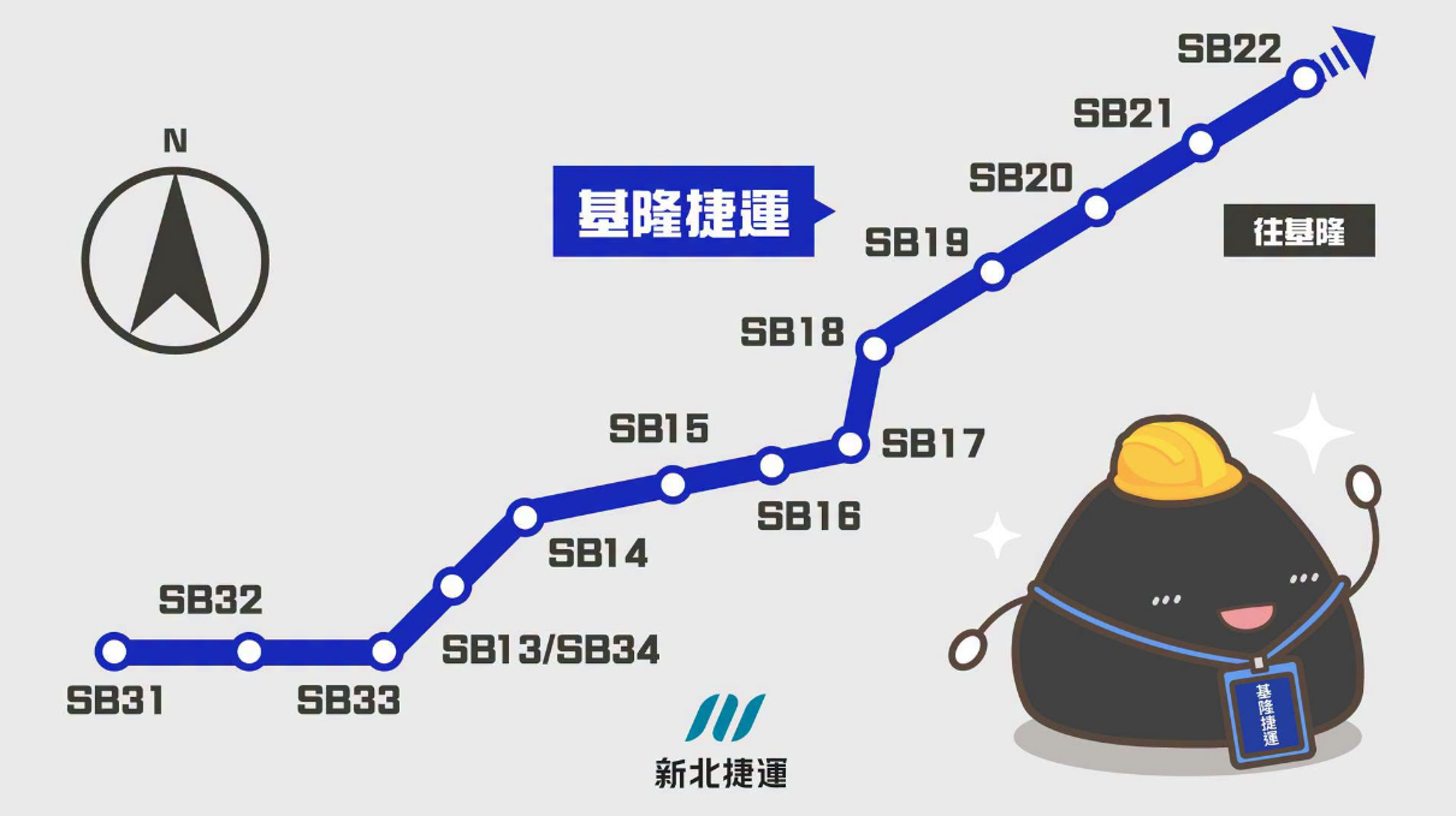 基隆捷運696.89億元經費審議通過！機電統包也決標。（翻攝新北捷運局臉書）