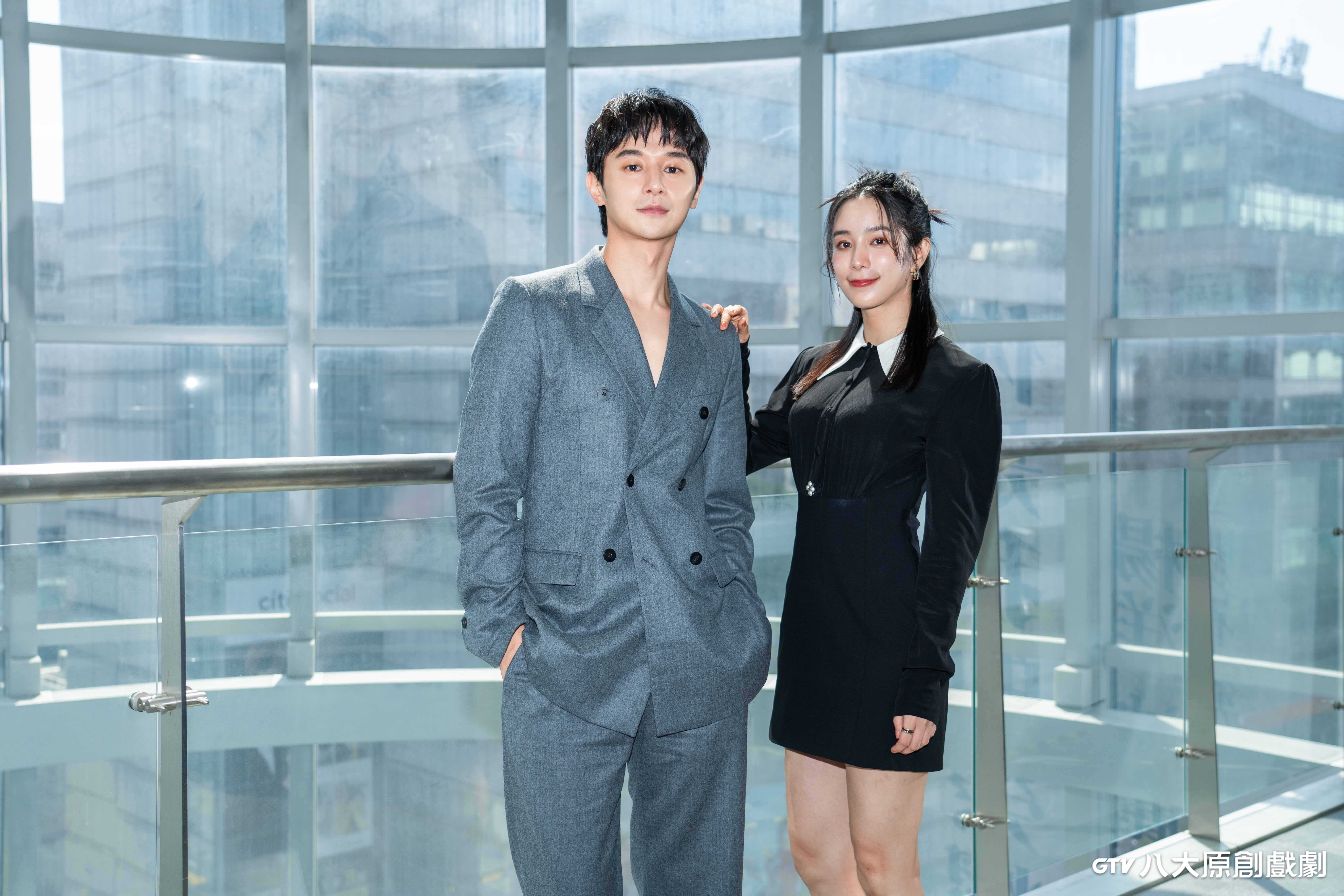 《妳是我的姐妹》裡温貞菱、張軒睿是歡喜冤家。（八大提供）