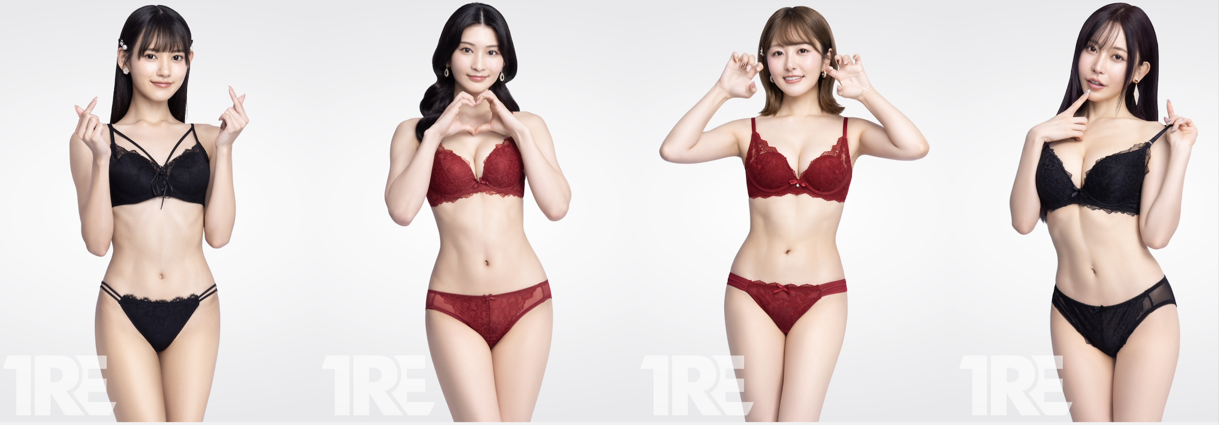 四大「初戀系女神」青空光、本庄鈴、八掛海與七瀨愛麗絲將參戰TSE寫真展。（TSE提供）