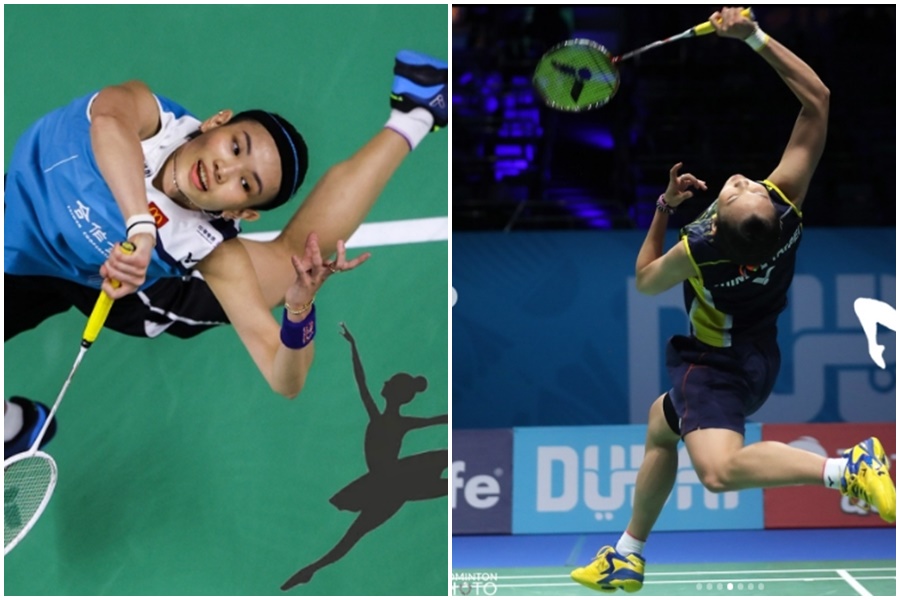 台灣「羽球天后」戴資穎去年動刀治療嚴重膝傷，申請保護排名，上週世界排名積分正式歸零。（翻攝自omagillclark@IG）