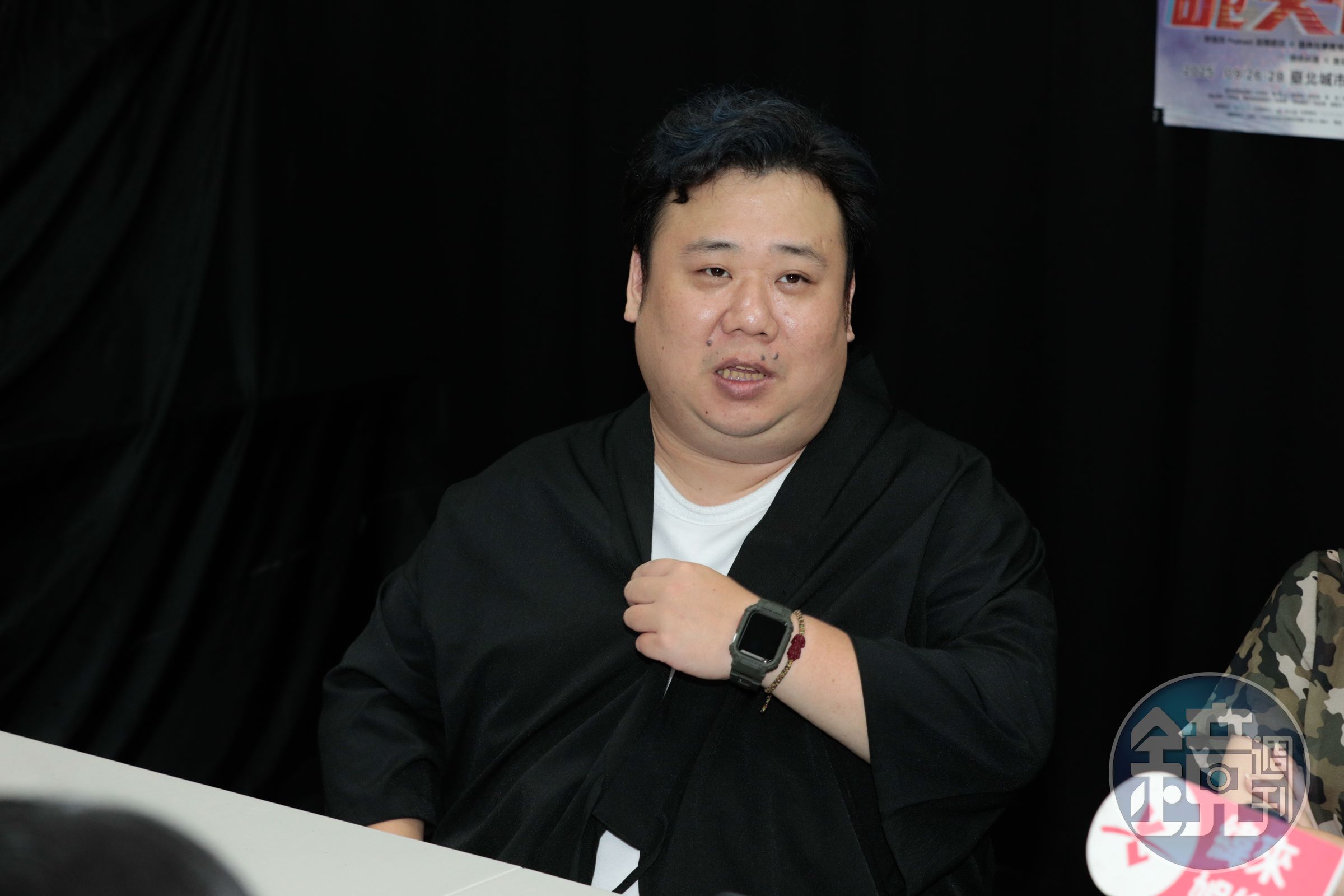 劉國劭超級膽小卻從《粽邪》一演到三，接下來還將投入第四部演出，他苦笑「窮比鬼可怕」。