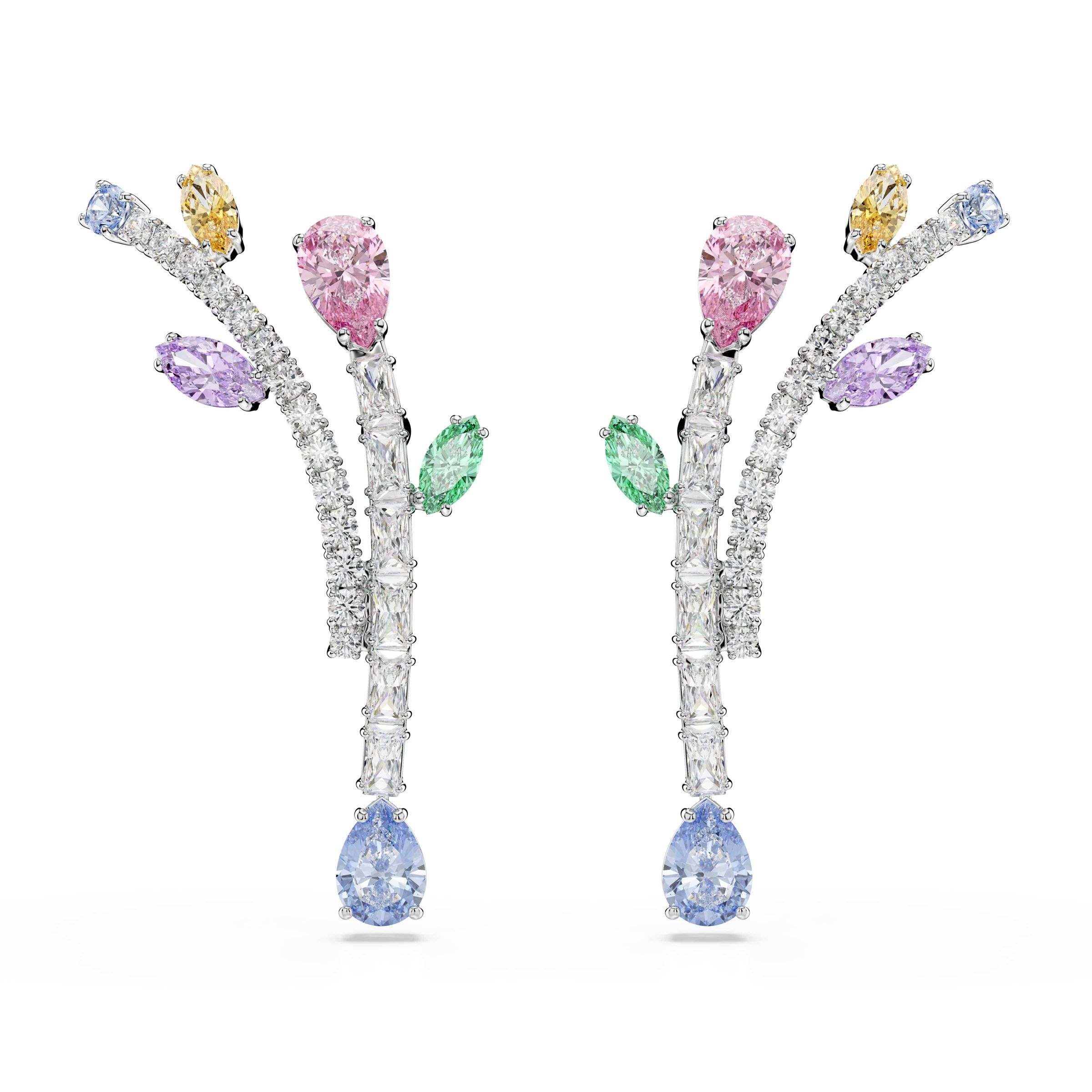 Ariana Grande x Swarovski水滴形耳環。NT$9,500（SWAROVSKI提供）