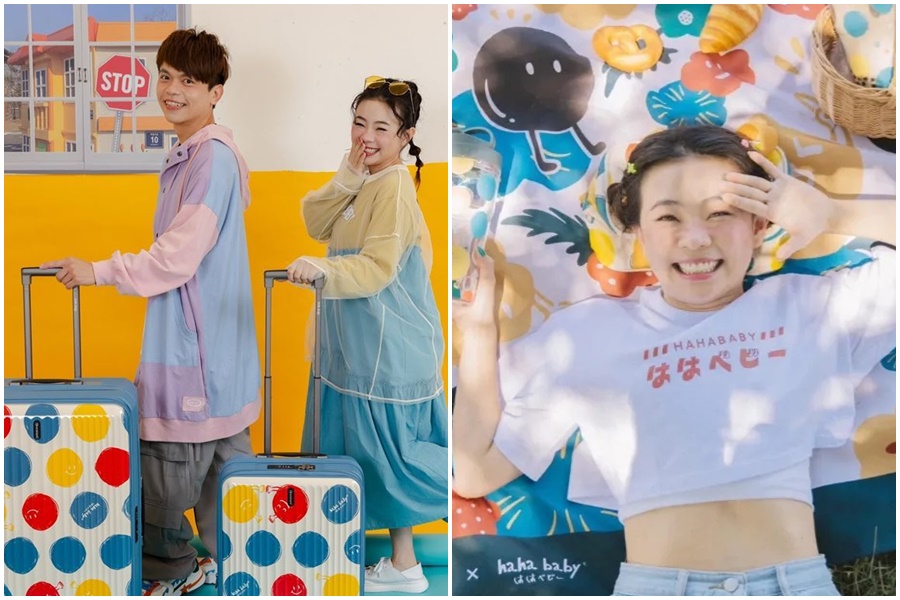 二伯（李佩潔）的親子品牌「hahababy」深陷抄襲爭議，仍按原定計畫悄悄開賣「聯名福箱」，單個特價499元。（翻攝自hahababy官網）
