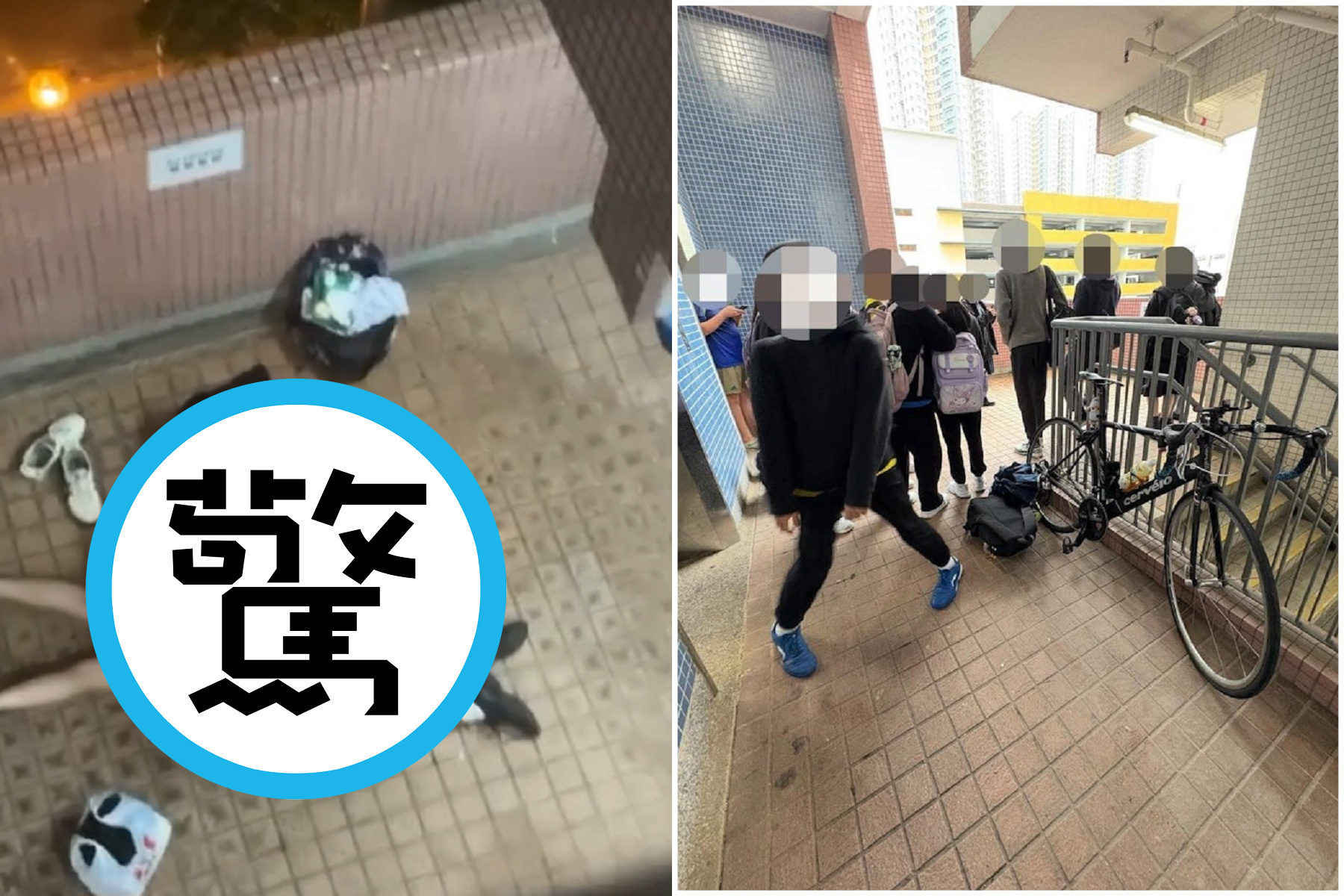 男女3P活春宮，野砲戰地變打卡聖地！港警硬上逮人破毒品案。（翻自threads+臉書）