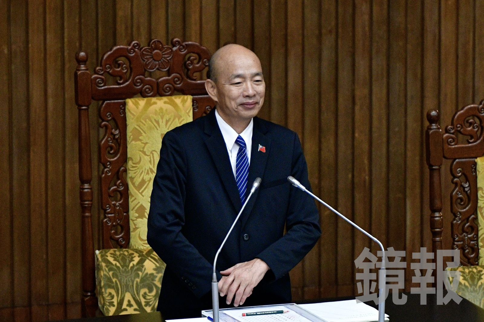 傅崐萁破冰喊「盡忠報韓!總統好」 韓國瑜:你是聯合國祕書長