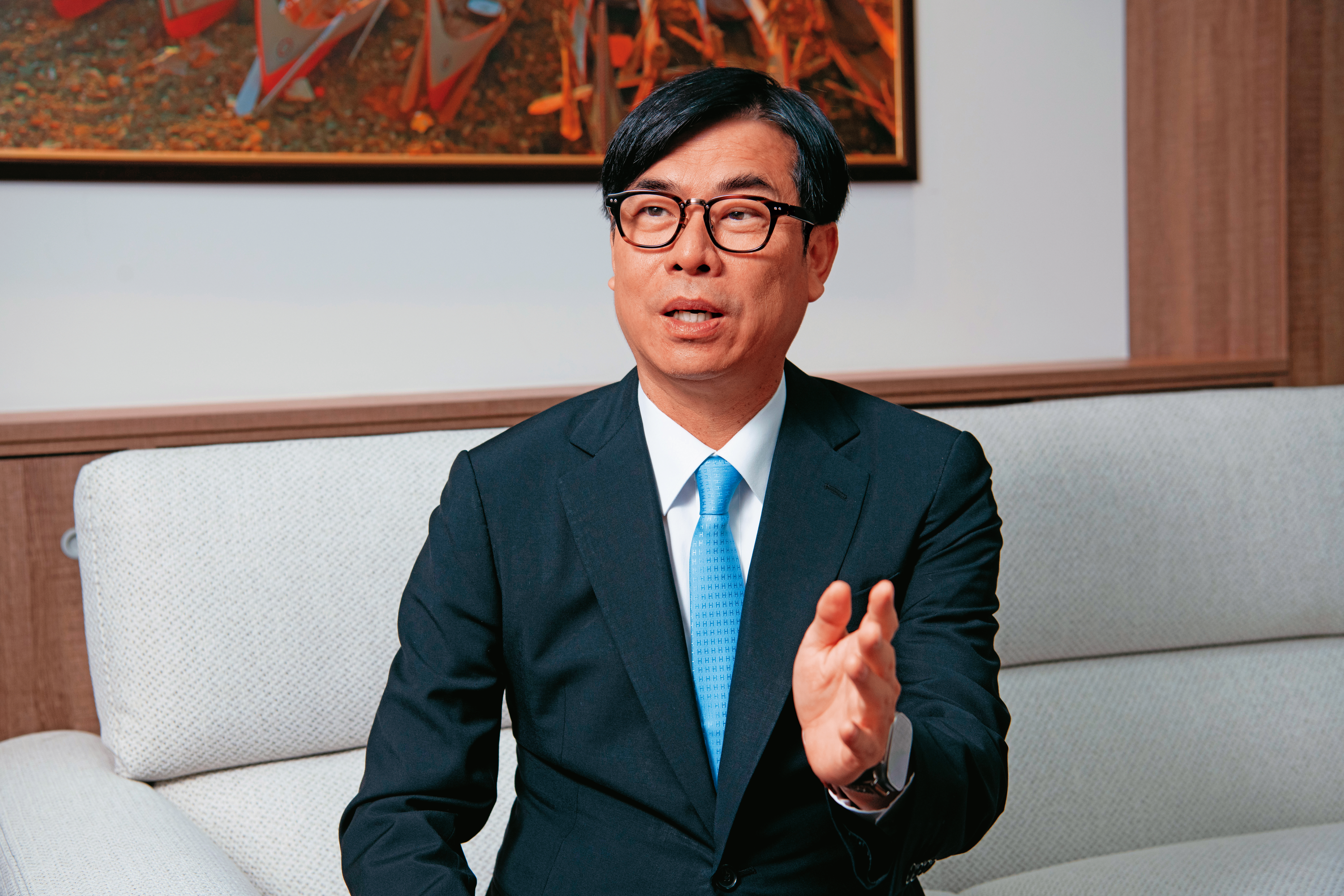 陳其邁接受本刊專訪認為，這次大選是國家路線的選擇。