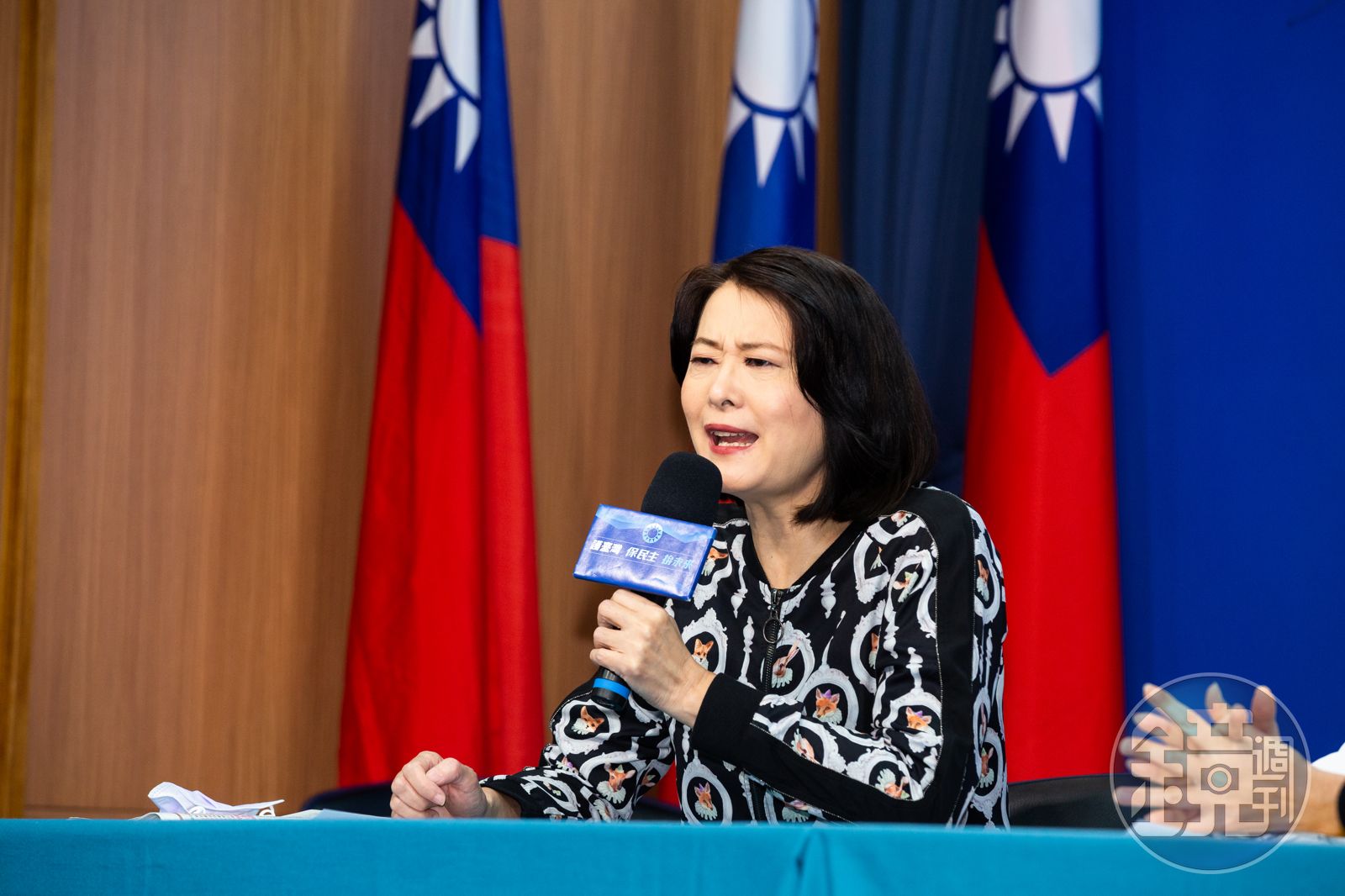藍委王鴻薇爆料翻車，多次強調自己出於監督職責，所以沒有什麼好跟王必勝和陳時中道歉的。（本刊資料照）