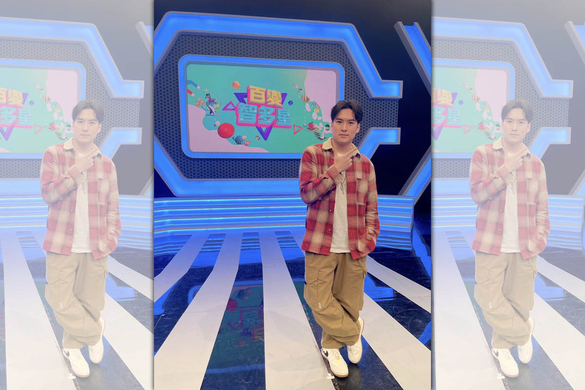 沈建宏今上節目錄影。（年代MUCH提供）