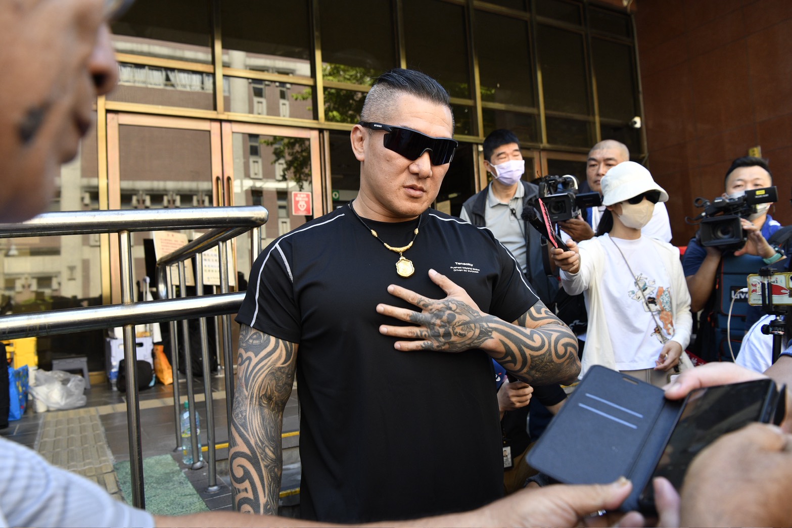 喊「斬首賴清德」風波燒，館長今做出回應。（鏡報李智為）