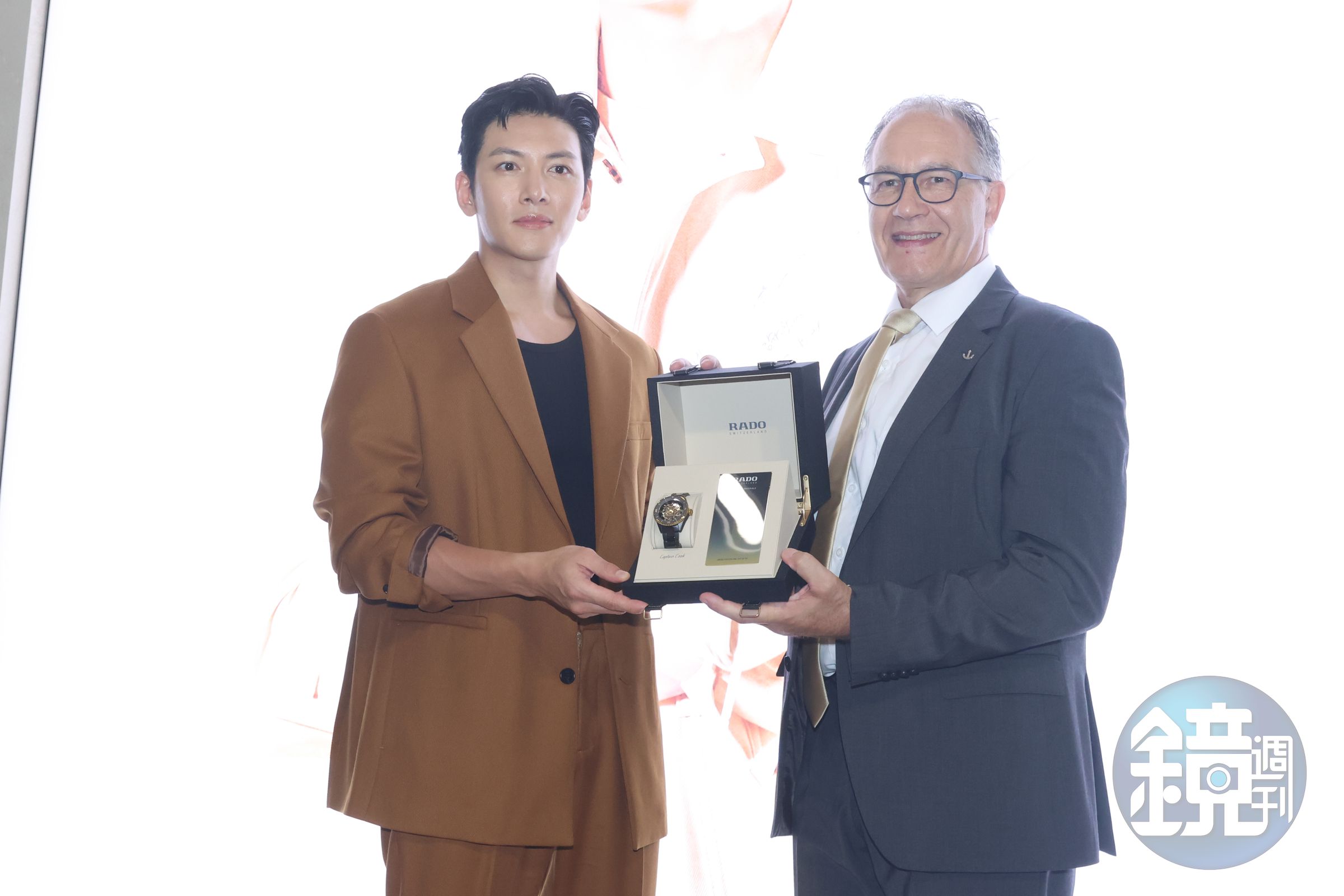 池昌旭與雷達表總裁Adrian Bosshard。