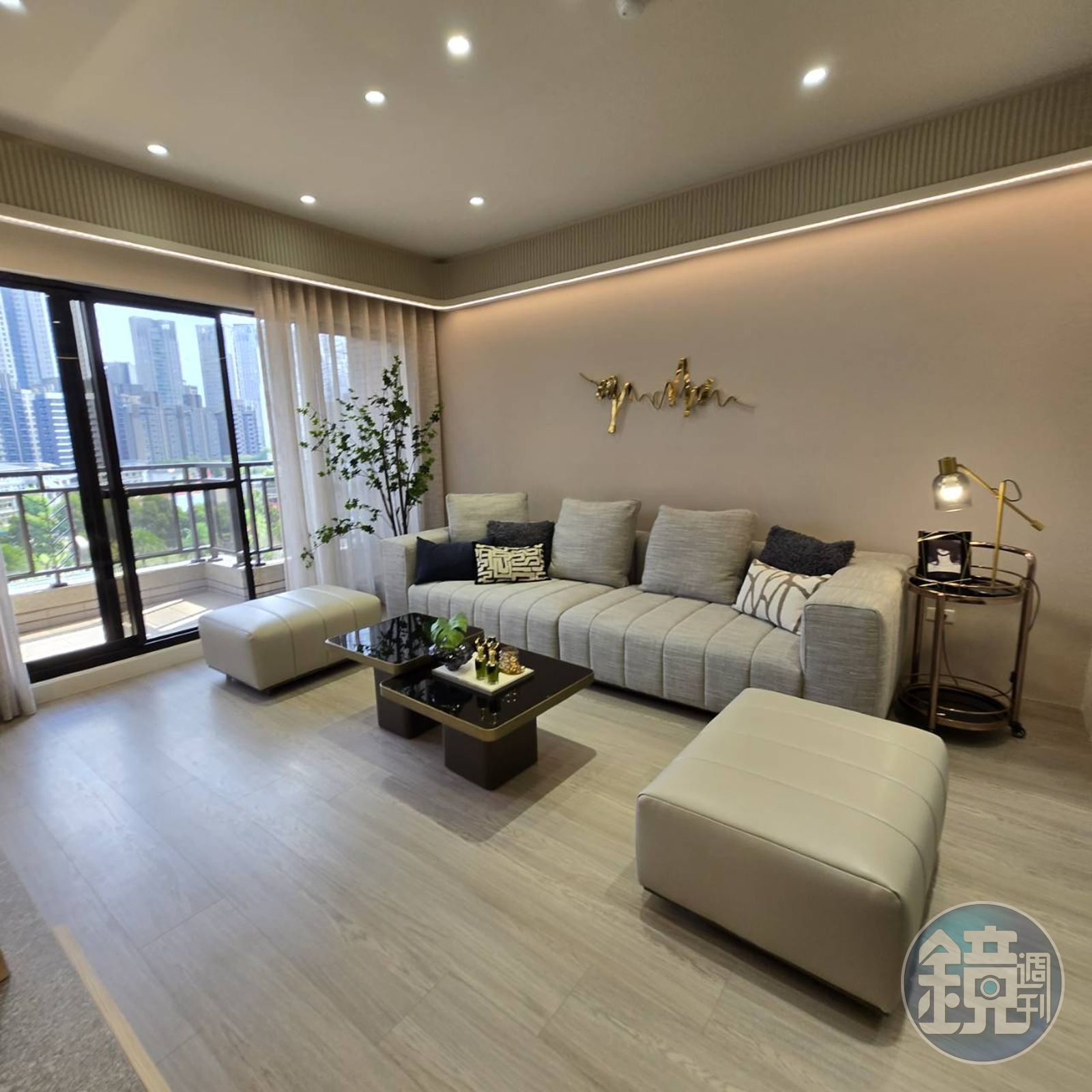 邱志揚把關所有細節，帝一院規劃了31坪邊間兩房、46坪雙併大三房、58坪雙併大四房，全案戶戶雙陽台、雙面採光。