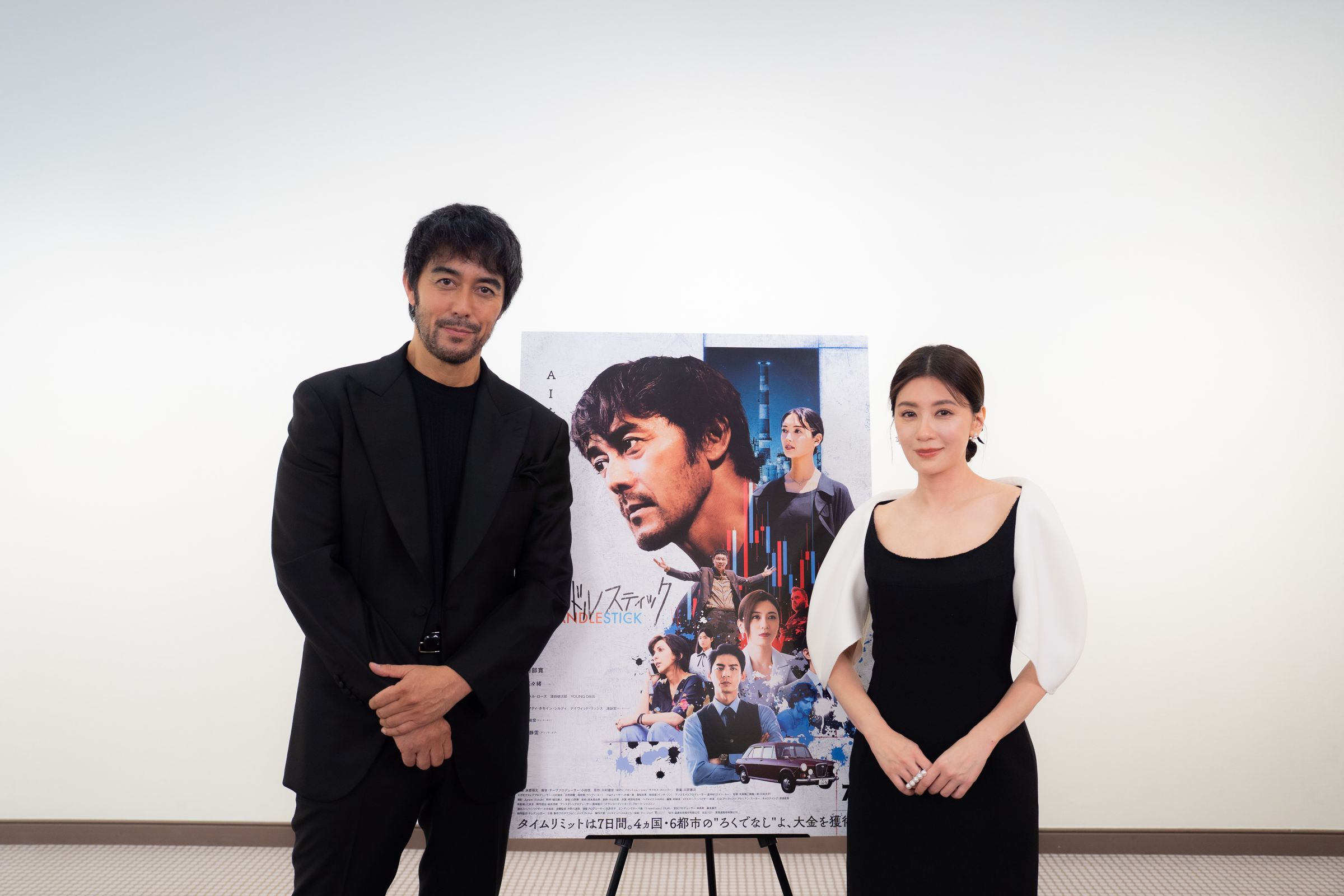 賈靜雯首度演日片,也是第一次與日星阿部寬合作,對方讚她完美消化劇本,期待再合作。(日鹿株式会社 提供)