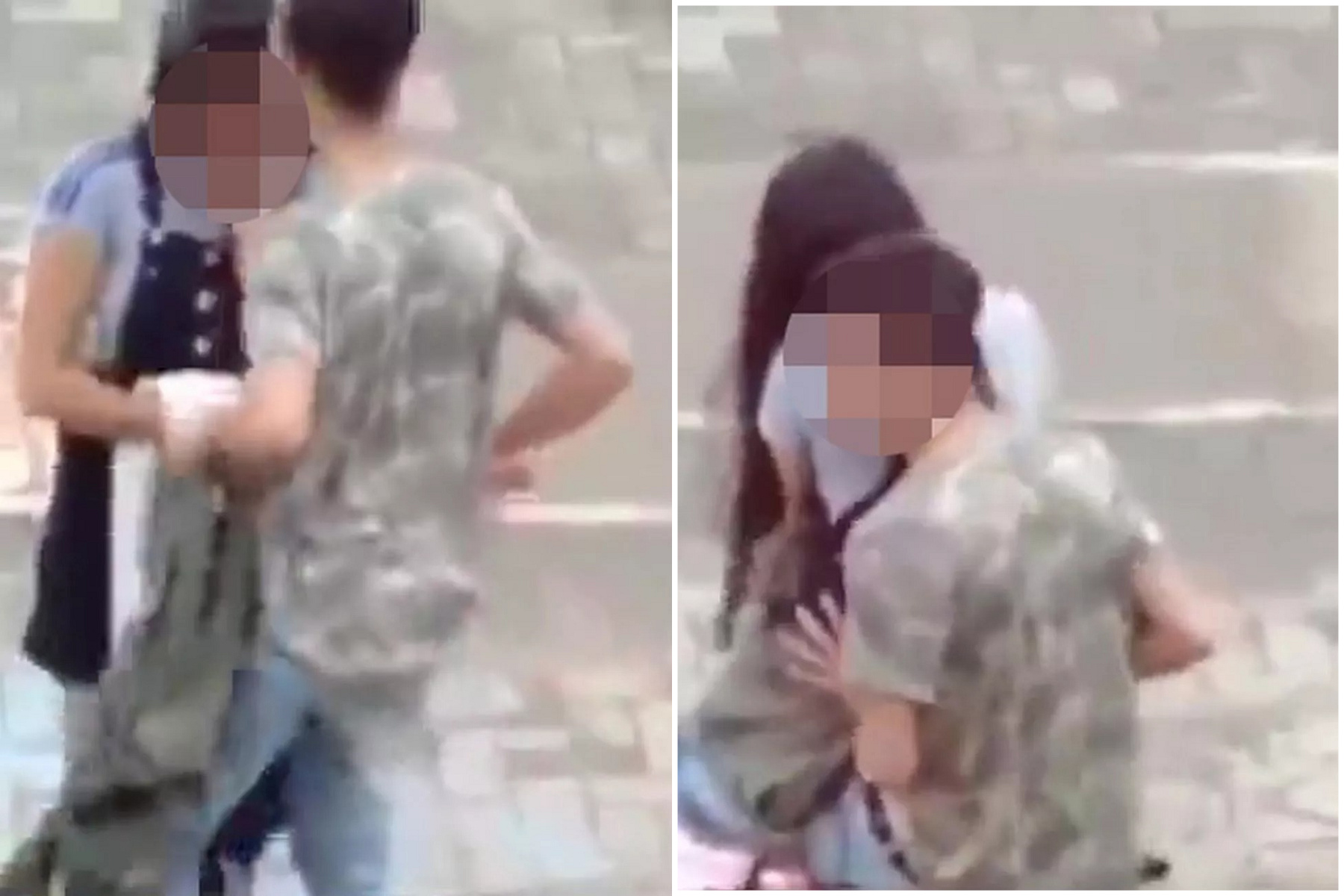 情侶光天化日當街活春宮，大媽看到崩潰怒喊「這群豬啊！」（翻自《每日星報》）