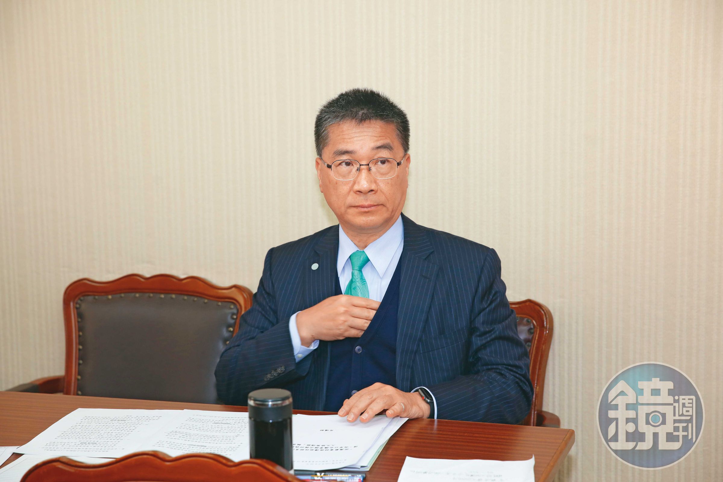 民進黨祕書長徐國勇是獅子會資深會員，並任國際理事一職，明年將交棒。