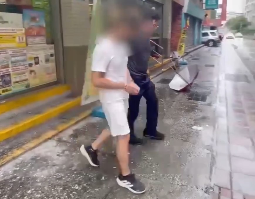 警方訊後將陳男依竊盜罪移送法辦。（翻攝畫面）