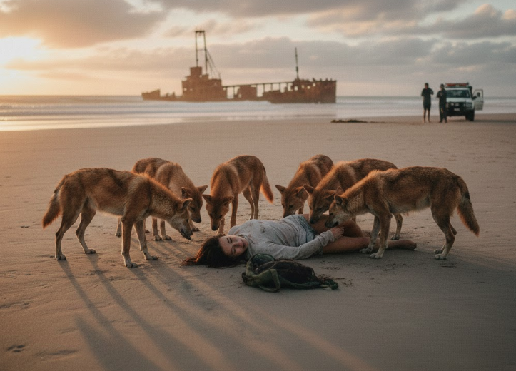 澳洲海灘傳出一起悲劇，19歲少女陳屍在沙灘上，屍體疑似遭到10隻澳洲野犬啃食。（示意圖，由AI生成）