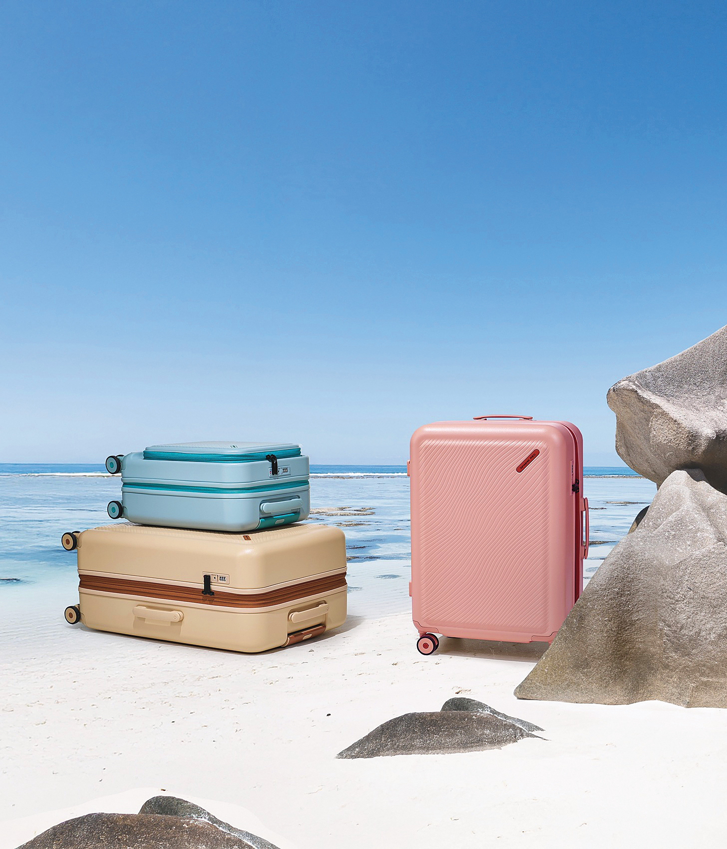 以海洋為靈感的Samsonite RED推出全新TOIIS OCEAN系列。（Samsonite提供）