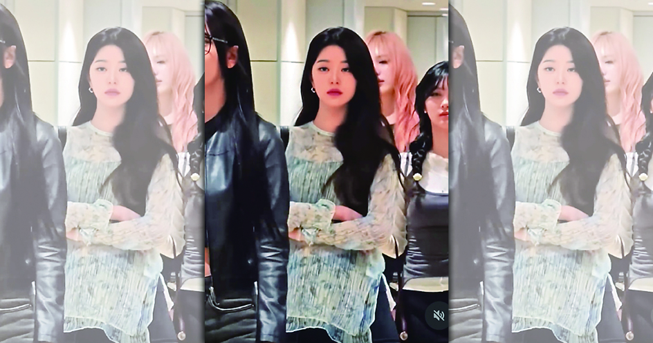 張員瑛（中） 抵台時的臭跩女王樣，小編愛死了！（←明顯Ｍ屬性） （翻攝自網路）